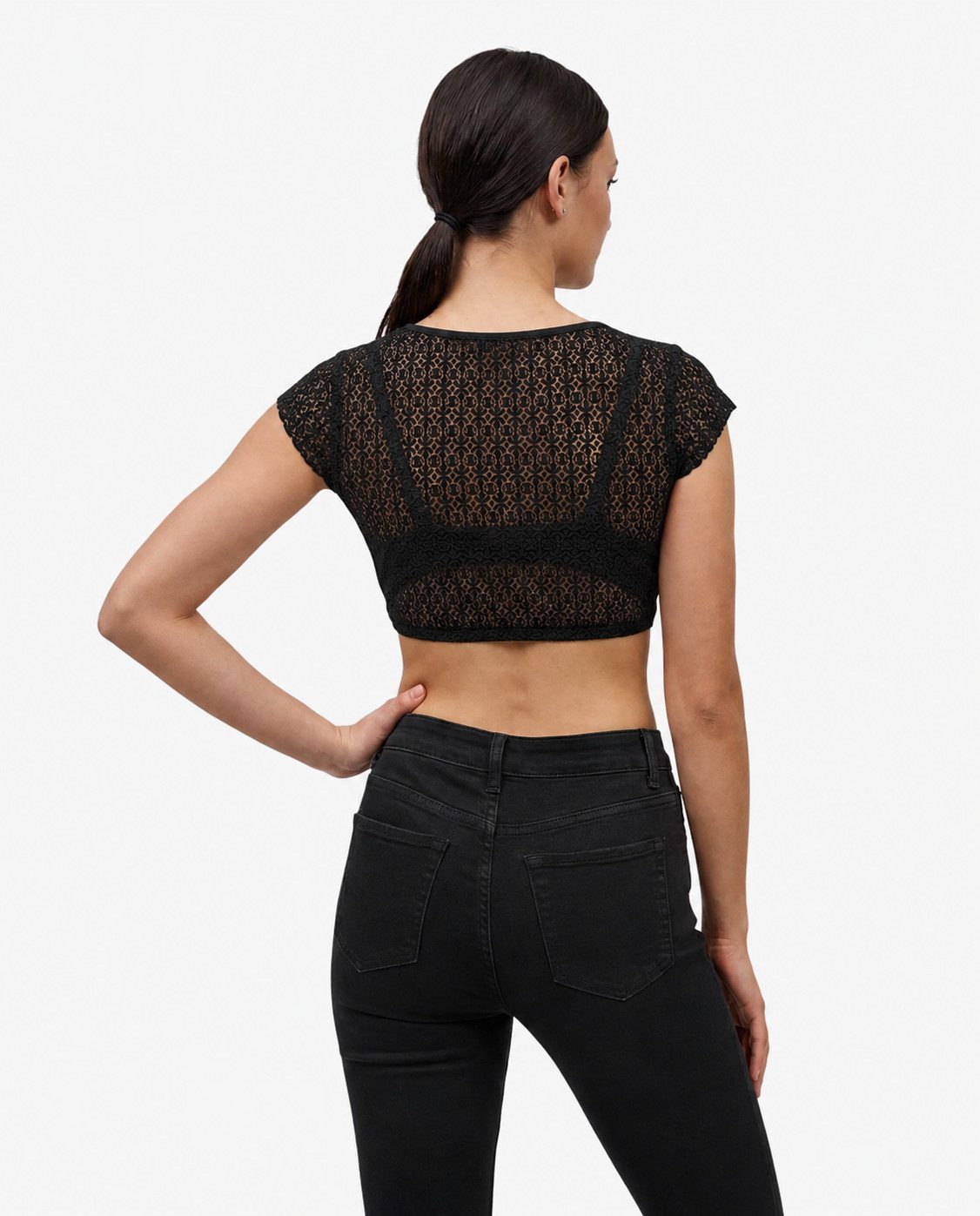 Ramona Lippert Dirndlbluse Wanda schwarz