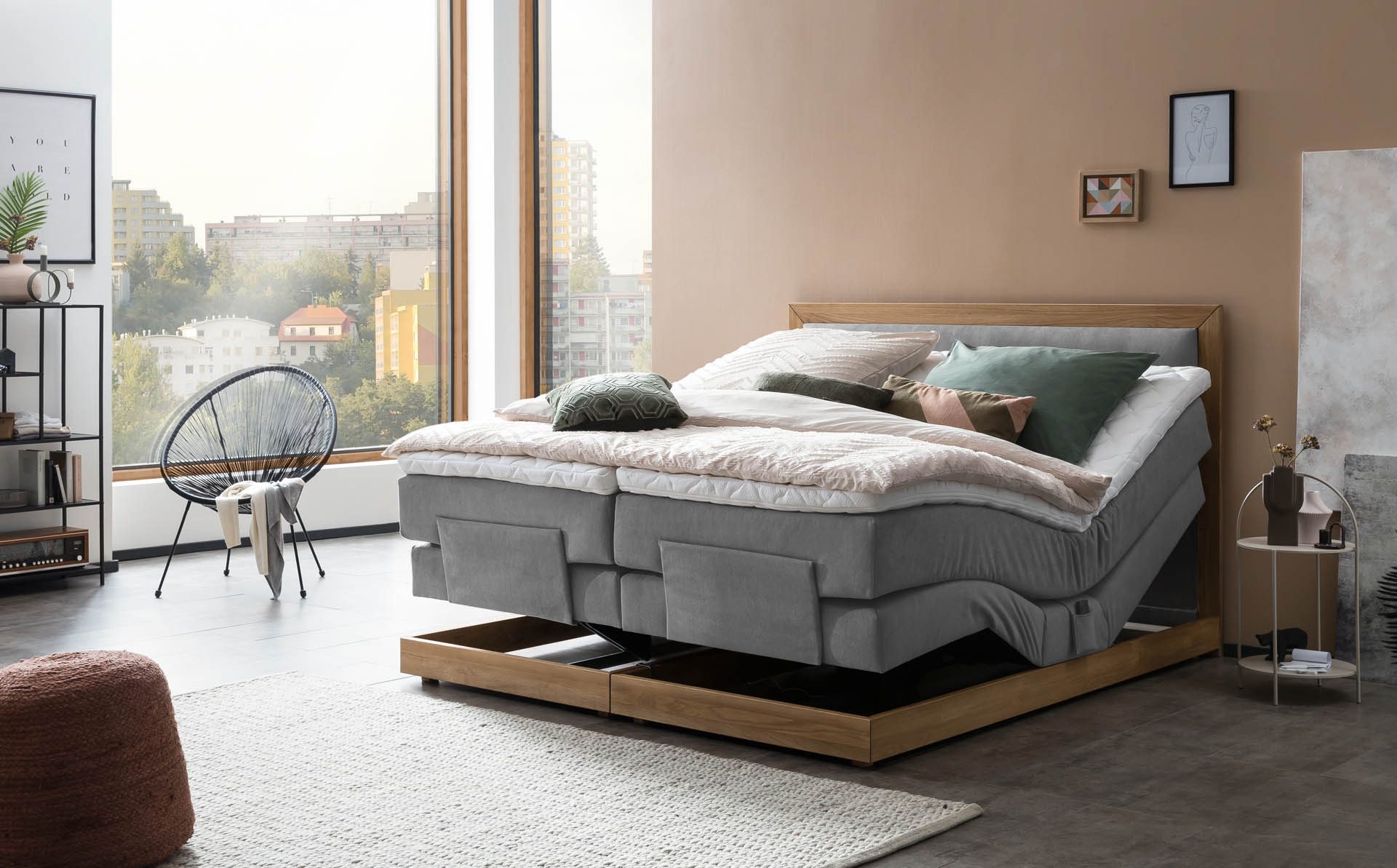 Belanoti Boxspringbett MODELA (Boxspringbett 160x200 elektrisch verstellbar günstig online kaufen