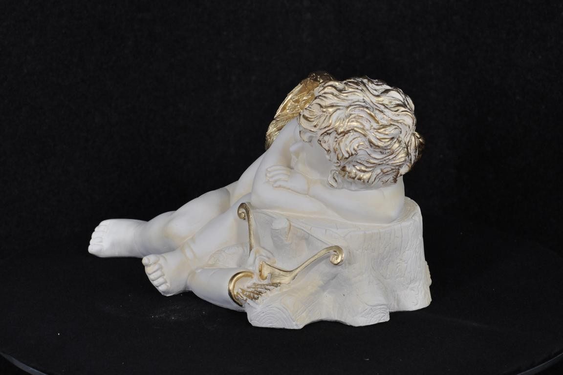 JVmoebel Engelfigur Engel Amor Figur aus hochwertigem Polyresin in elegantem Design, Made in Europa
