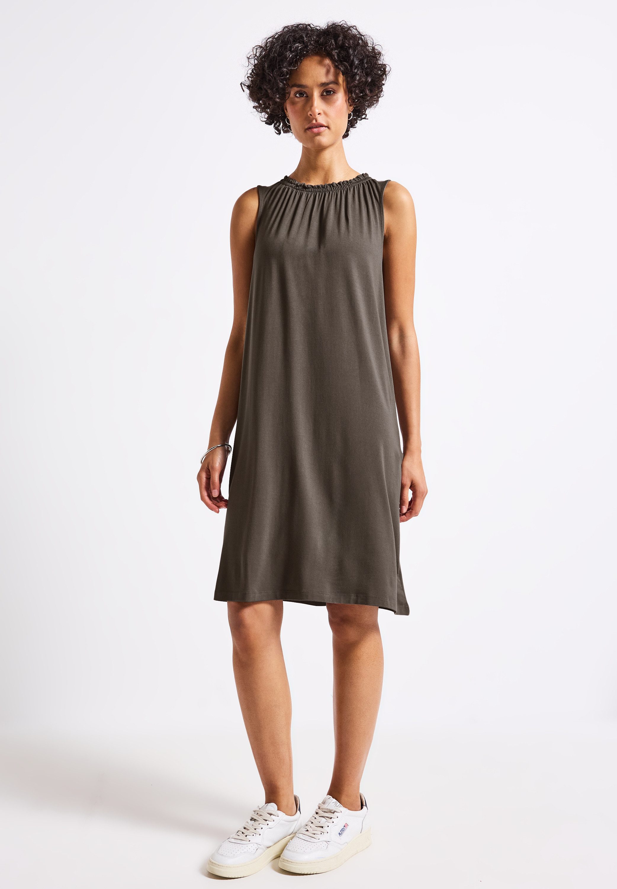 STREET ONE Jerseykleid mit Raffung günstig online kaufen