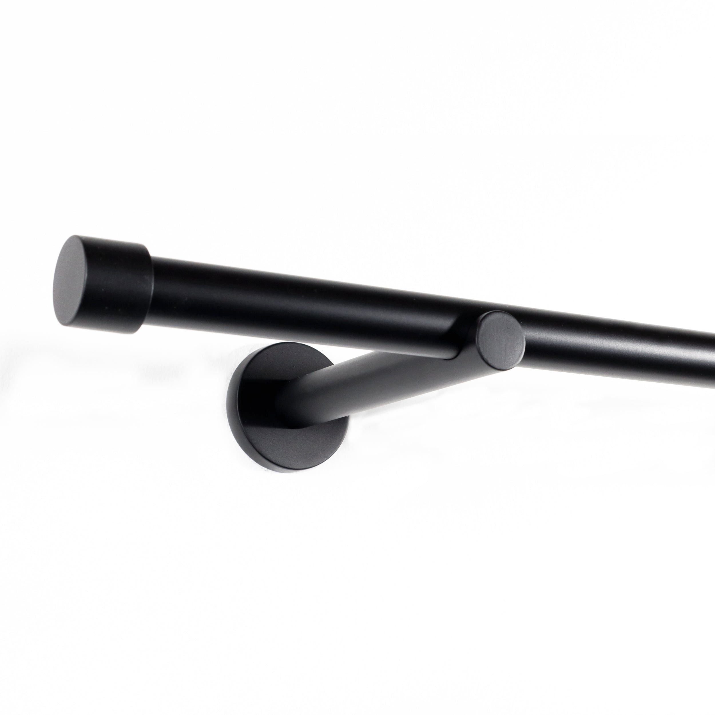 Deco-Raum Gardinenstange Trend, Ø 19 mm, 1-läufig, kürzbar, Wunschmaßlänge, Bohren, verschraubt, Metall, Komplett-Set mit Befestigungsmaterial