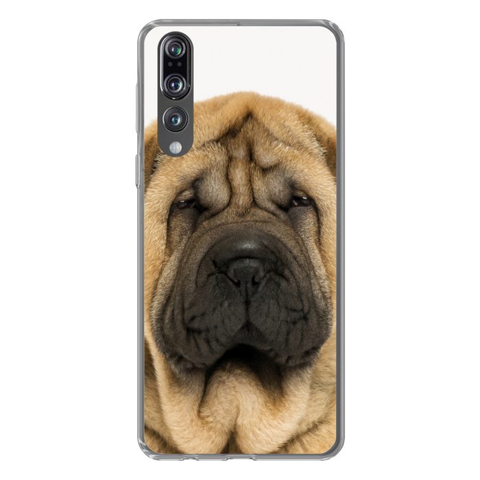 MuchoWow Handyhülle Hund - Jungen - Sharpei - Haustiere - Mädchen - Kinder Handyhülle Huawei P20 Pro Handy Case Silikon Bumper Case