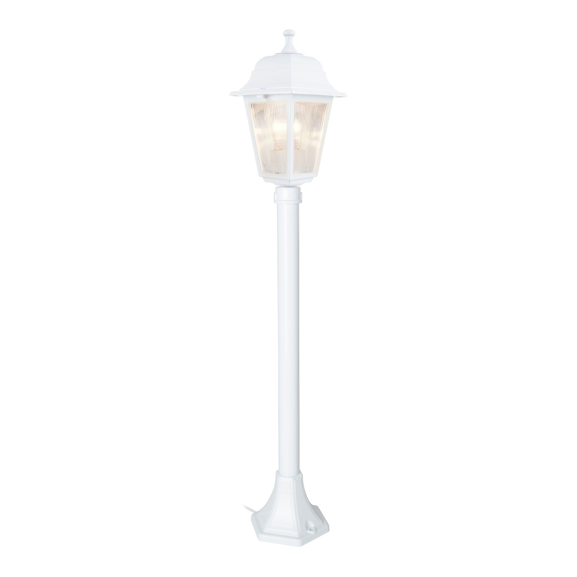 Leuchtmittel, Außen-Stehlampe, Gartenlaterne lux.pro ohne Außenlampe »Keighley« x Weiß 1 E27