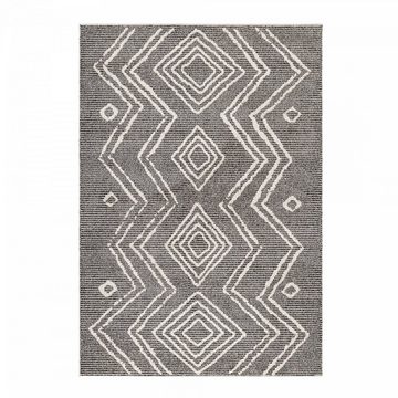 Outdoorteppich, Homtex, 80 x 150 cm, Teppich mit Kelim Muster orientteppich Berber Optik 15 mm