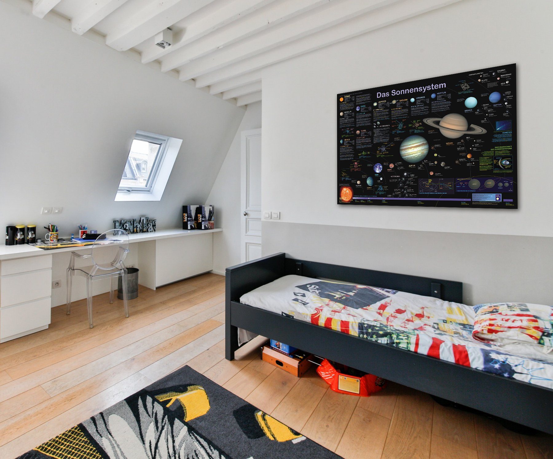 Close Up Poster Das Sonnensystem Poster deutsch DIN A1 84,1 x 59,4 cm günstig online kaufen