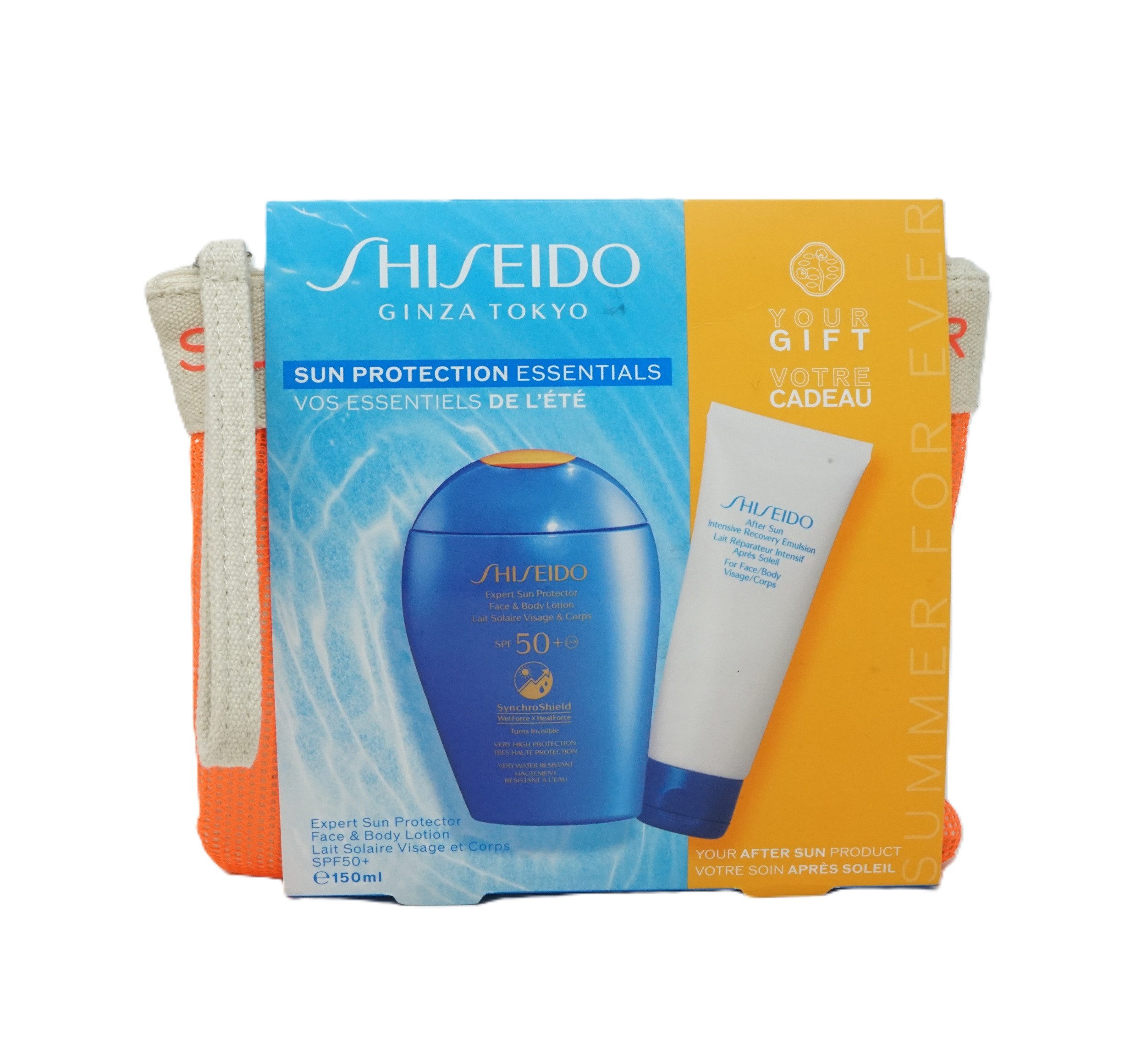 Eau de Parfum Shiseido Ginza Tokyo Sun Body Lotion SPF50 150ml + After Sun 75 ml