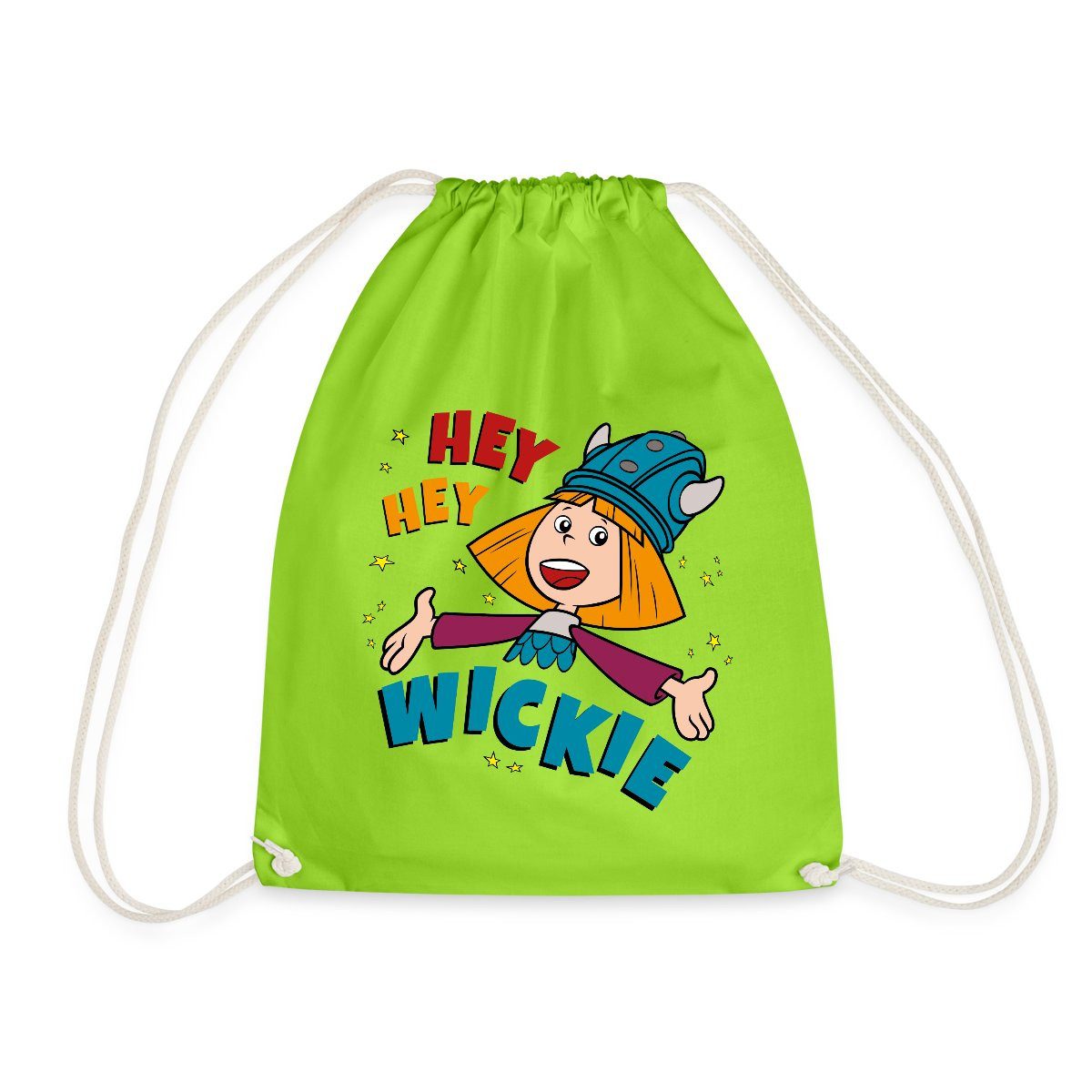 Spreadshirt Turnbeutel Wickie Und Die Starken Männer Hey Hey Wickie Turnbeutel (1-tlg)