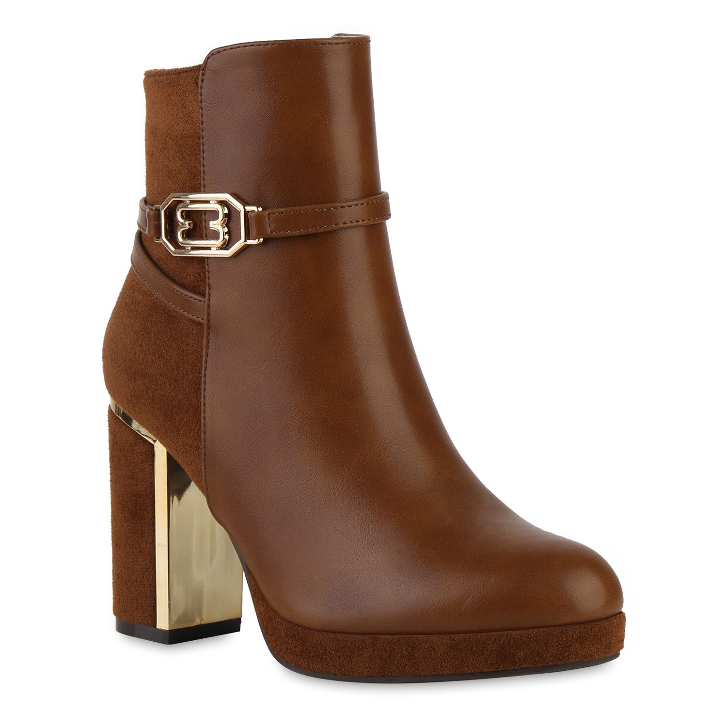 VAN HILL 841320 Stiefelette Damen Leicht Gefütterte Klassische Stiefeletten günstig online kaufen