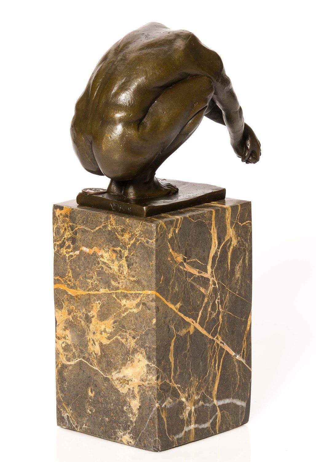 Bronze Skulptur Schwimmer Aubaho Erotik Skulptur antik Skulptur Figur Turmspringer Akt