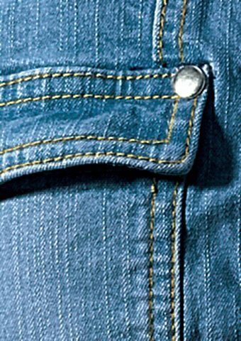 Aniston CASUAL Jeansjacke in Used-Washung – Bild 4 von 5