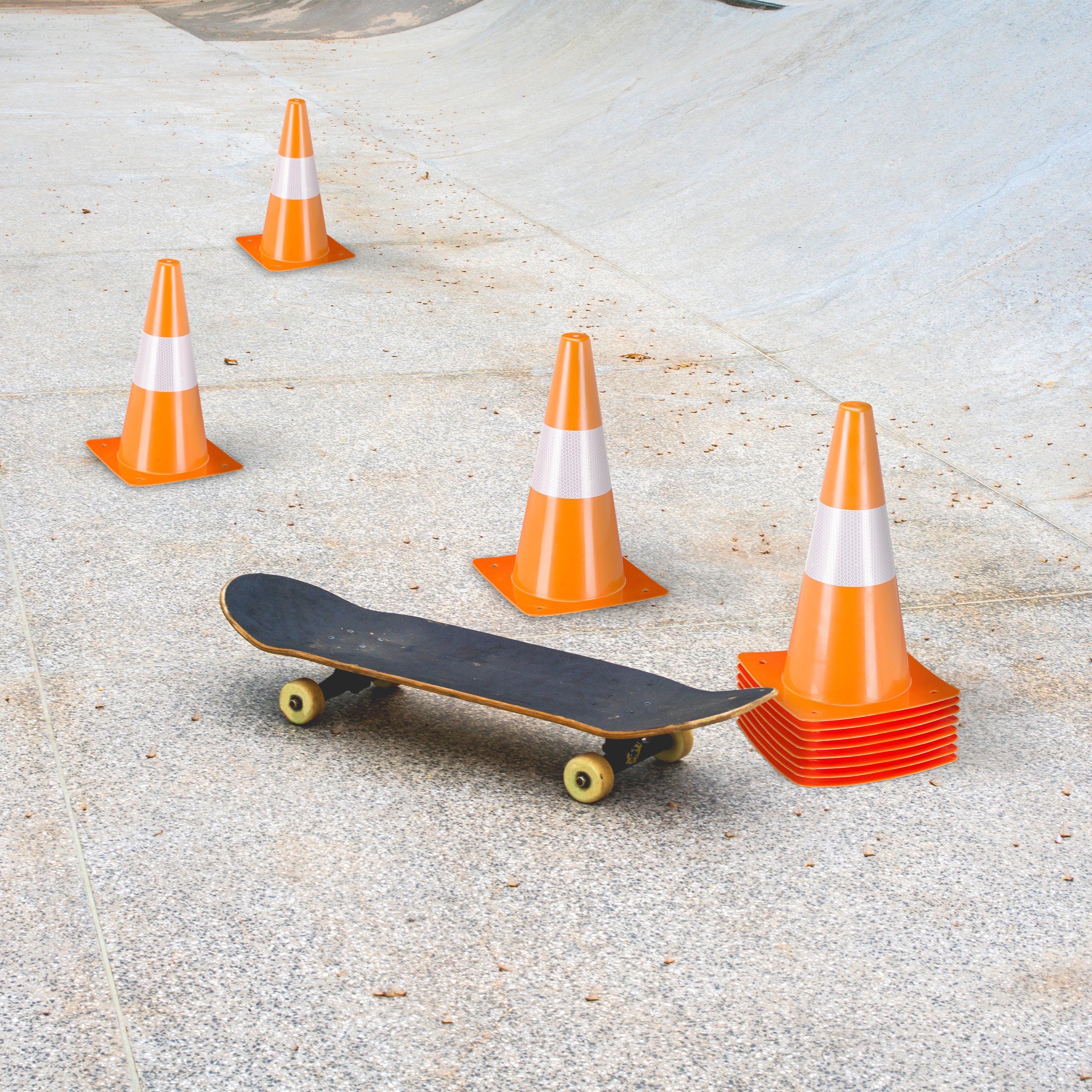 relaxdays Pylonen 18er Set orange