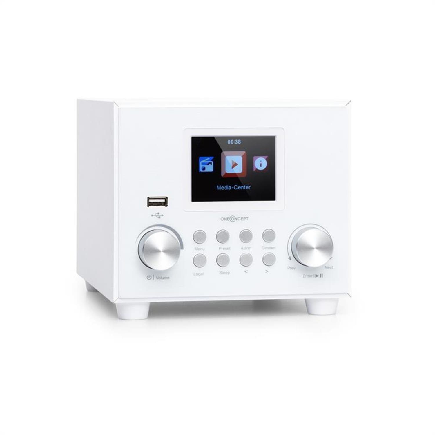 ONECONCEPT Streamo Cube Radio (Internetradio ;WLAN, 5 W)