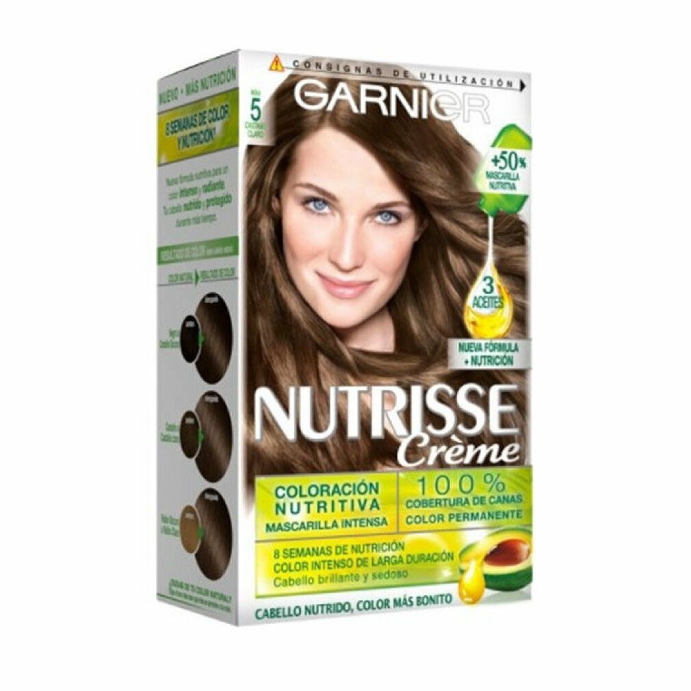 Garnier Nutrisse Haarmaske Golden Blonde – Farbauffrischer Mit Avocadoöl, 5-Minuten-Pflege