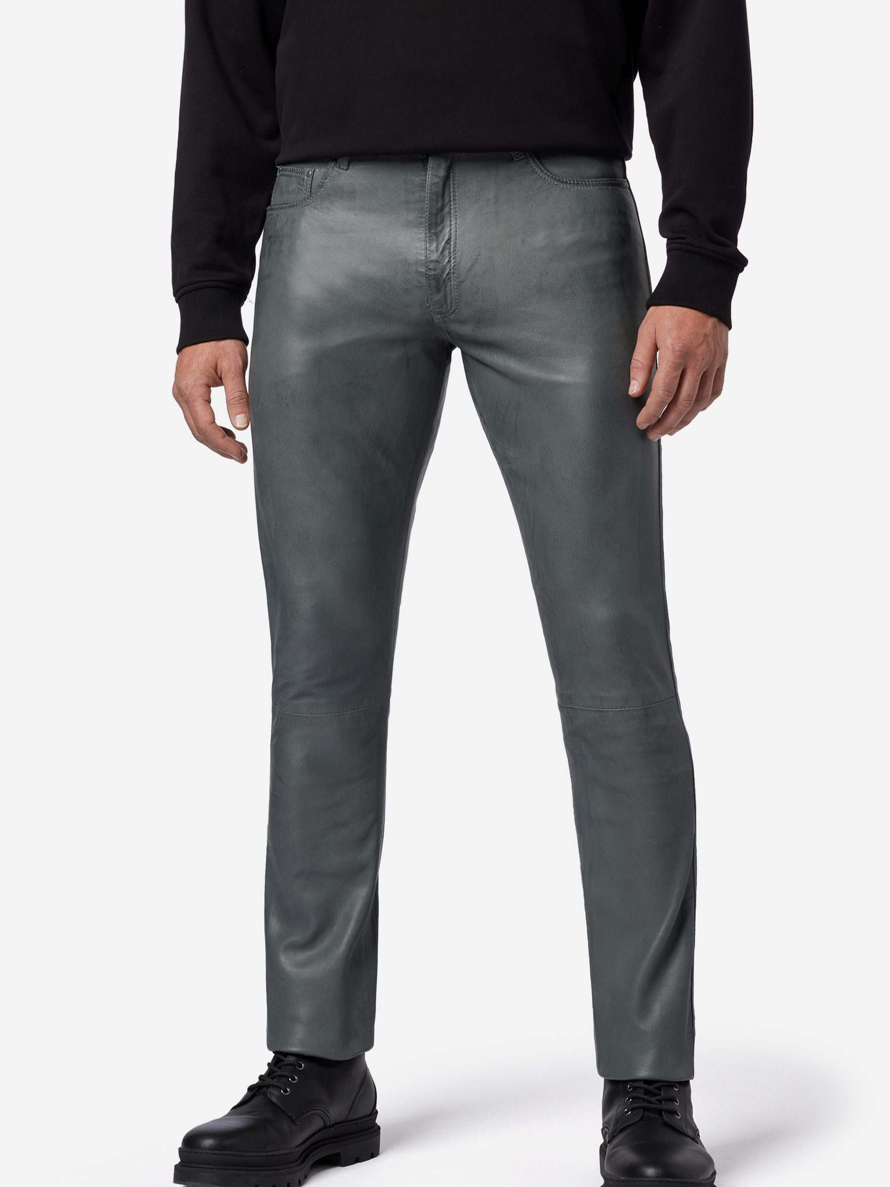 RICANO Lederhose No. 3 TR – Slim Fit Lederhose aus Lamm Leder im 5-Pocket-S günstig online kaufen