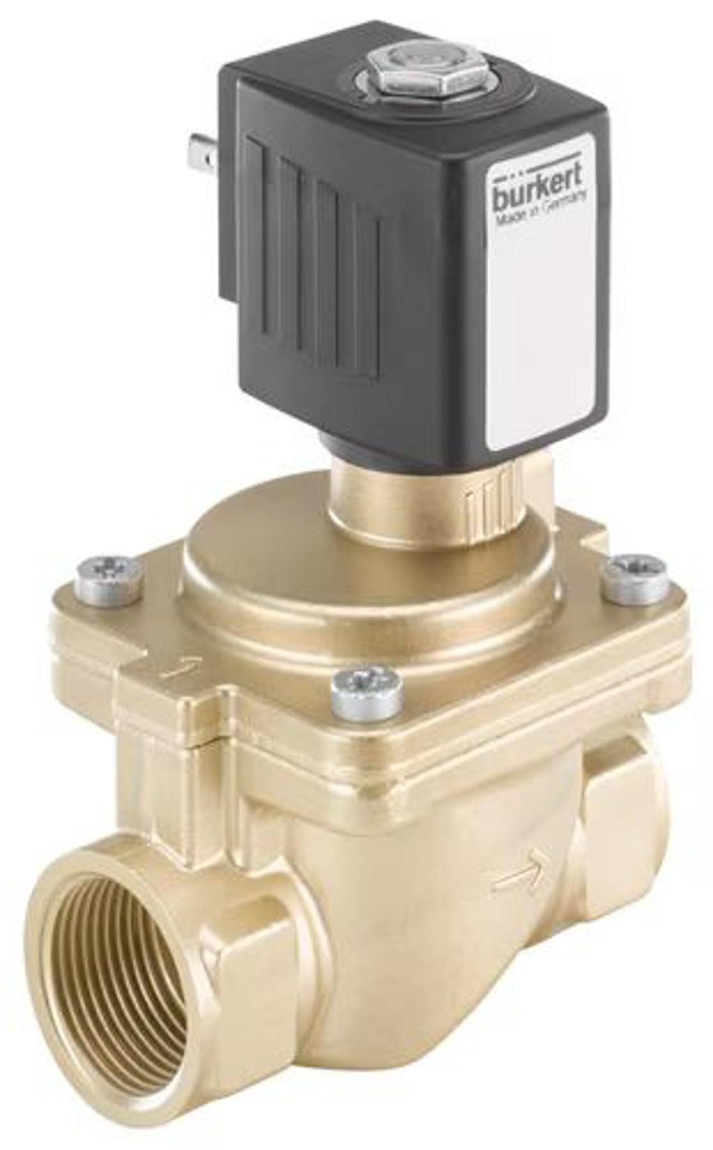 Bürkert Bewässerungsventil 6281 EV, (1-tlg), Servogesteuertes Ventil, Serie 6281 EV, Muffe G 1