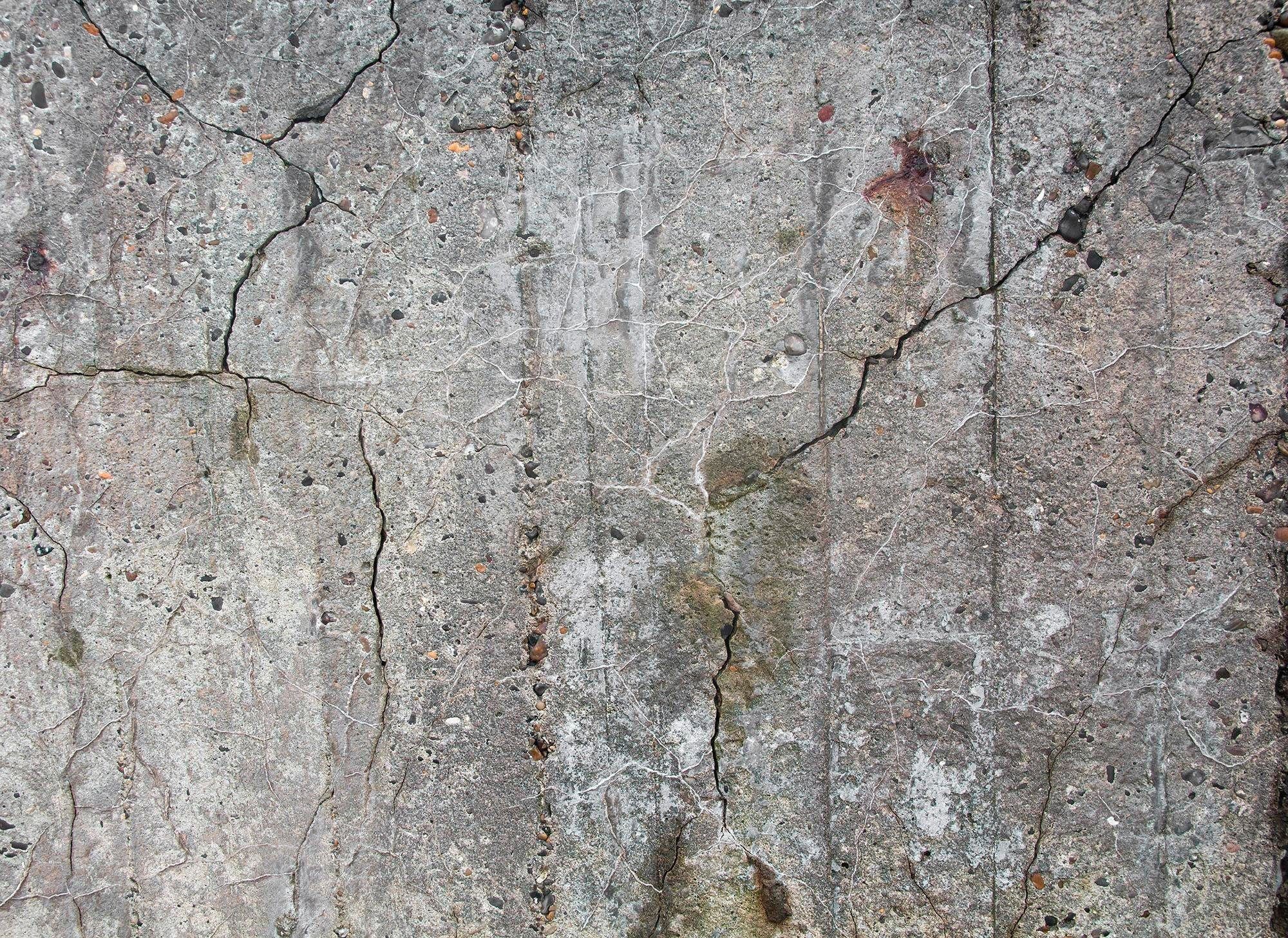 Beton Tapete living glatt, St), m Fototapete m Steinwand (1 Vintage, Fototapete Betonoptik walls 3,50 x 2,55