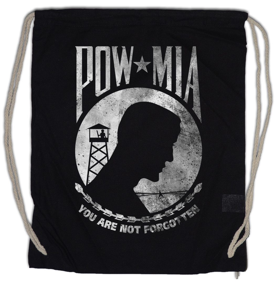 Turnbeutel Pow Mia Vintage Logo Turnbeutel Prisoner Of Usa War Army Navy Marines