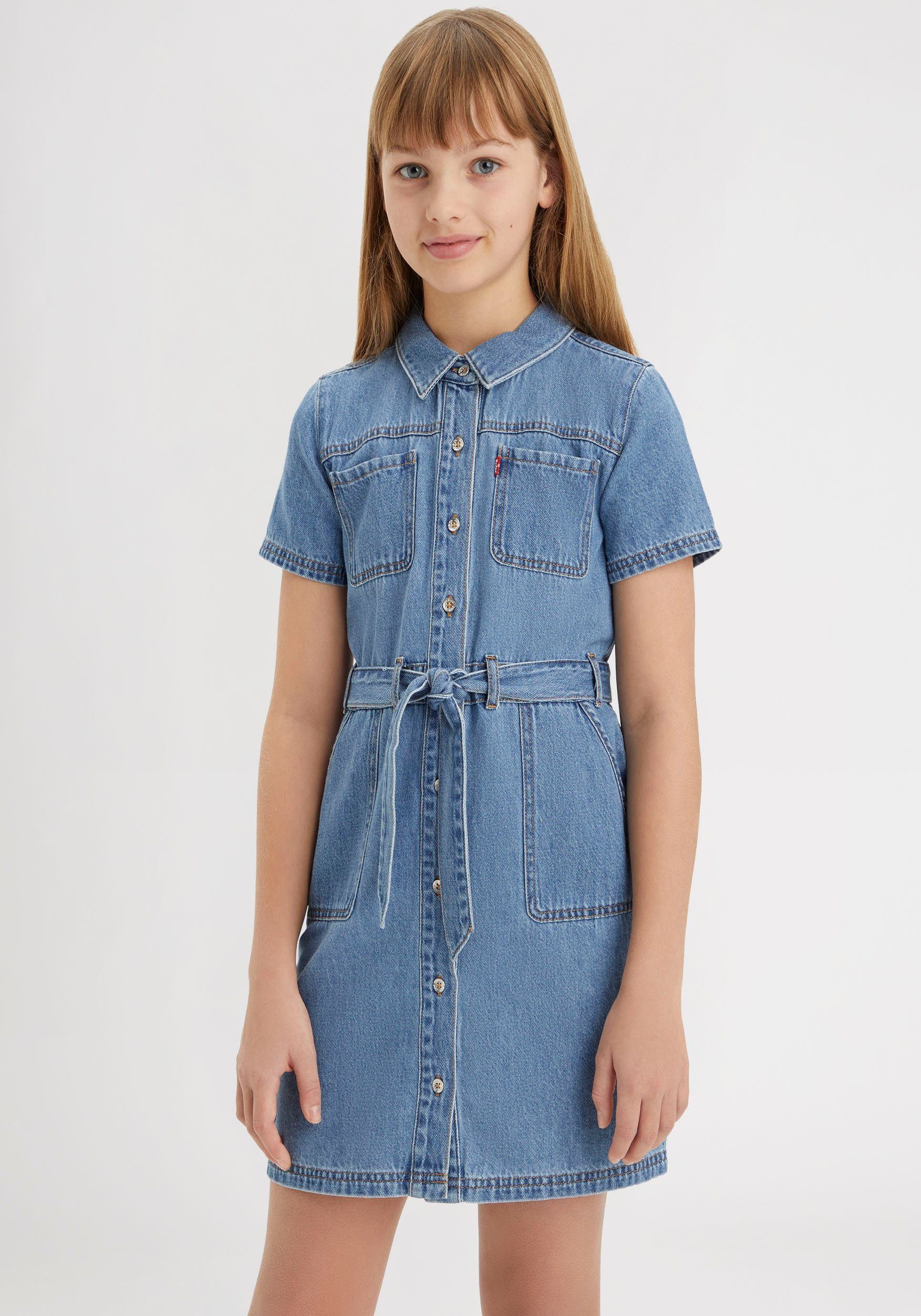 Levi's® Kids Jeanskleid LVG ORGANIC UTILITY DRESS for GIRLS