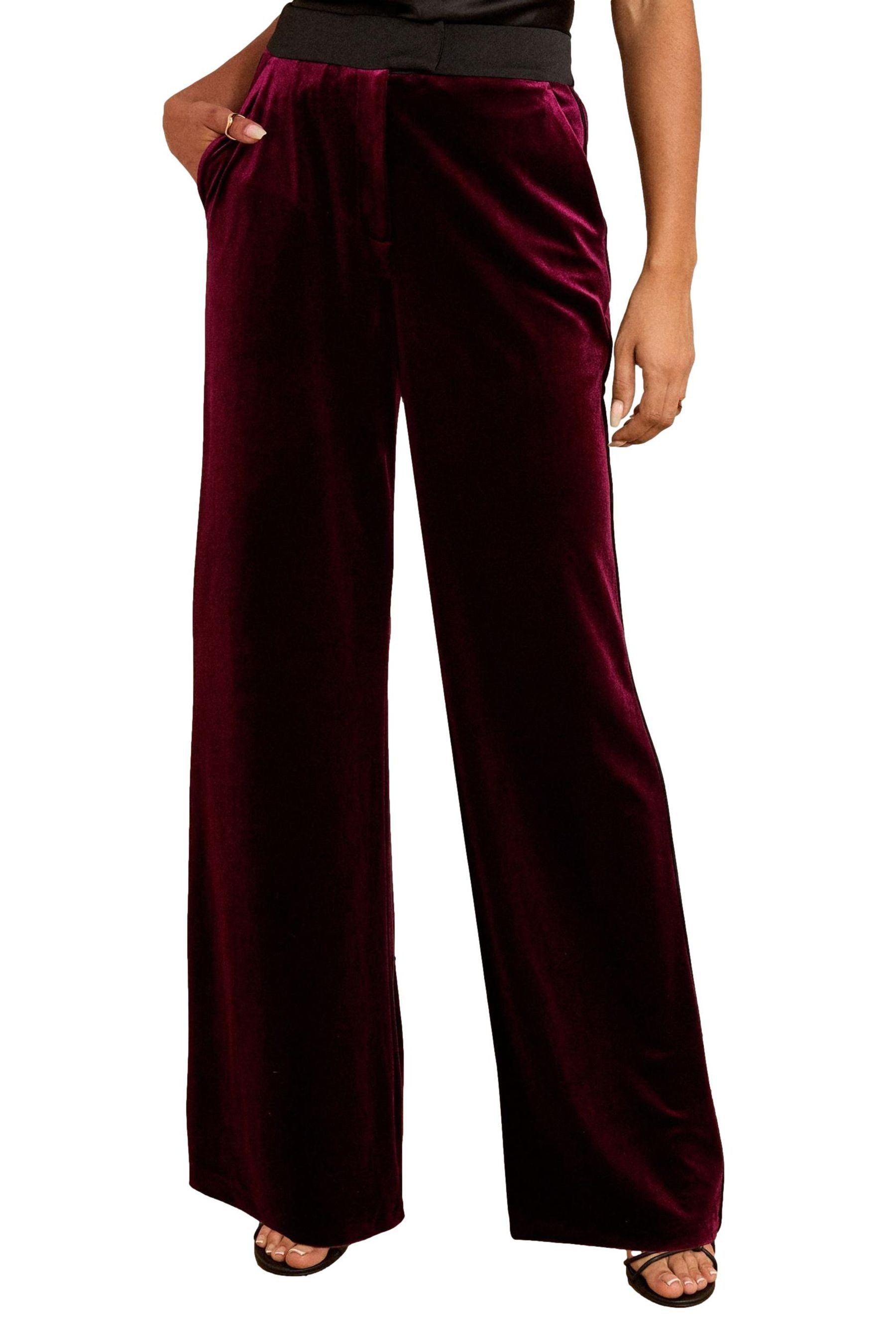 Love & Roses Samthose Love & Roses Samthose mit weitem Bein, Regular (1-tlg günstig online kaufen