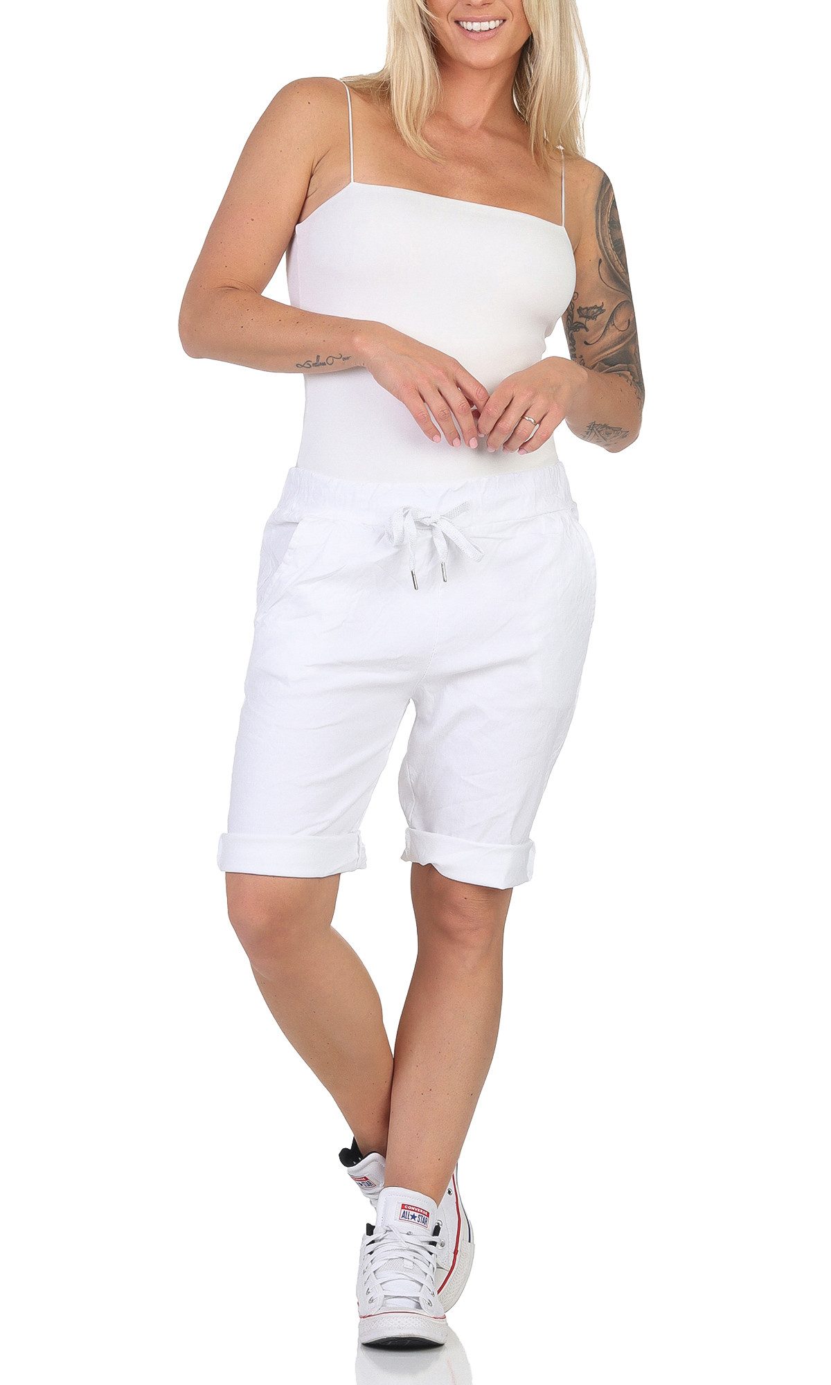 simaranda Bermudas Damen Bermuda 8130 36-40 Weiß