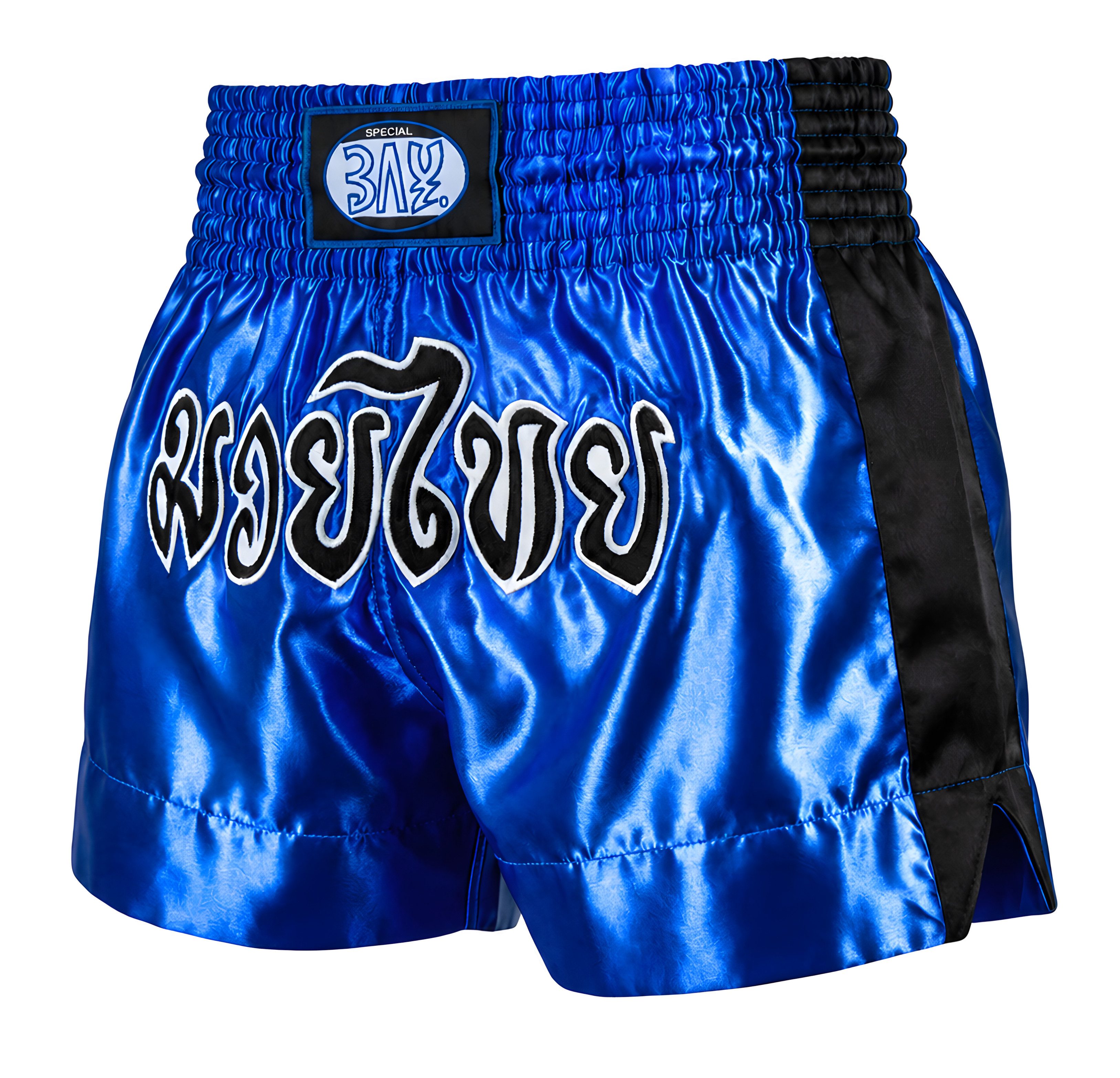 BAY-Sports Trainingsshorts kurz Sporthose Streetwear Fitness Hose Freizeithose Laufhose Workout glänzendes Polyester, schick für alle Anlässe