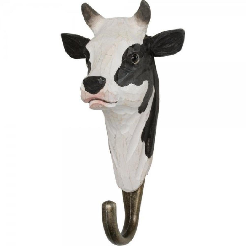 Wildlife Garden Garderobenhaken Hand Carved Hook Cow günstig online kaufen