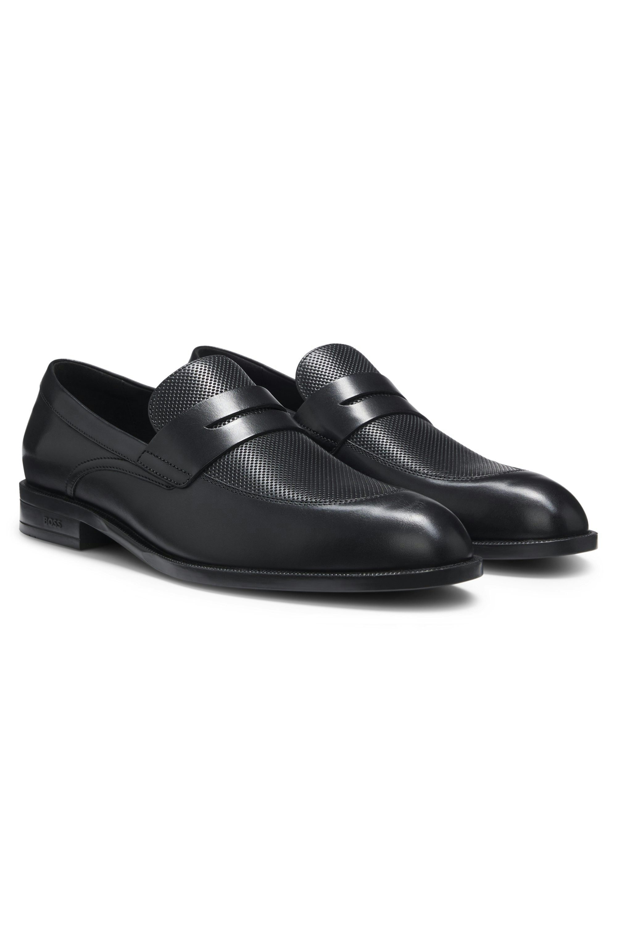 BOSS Slipper Abendschuh, Slipper, mit Zierriegel für besondere Anlässe günstig online kaufen