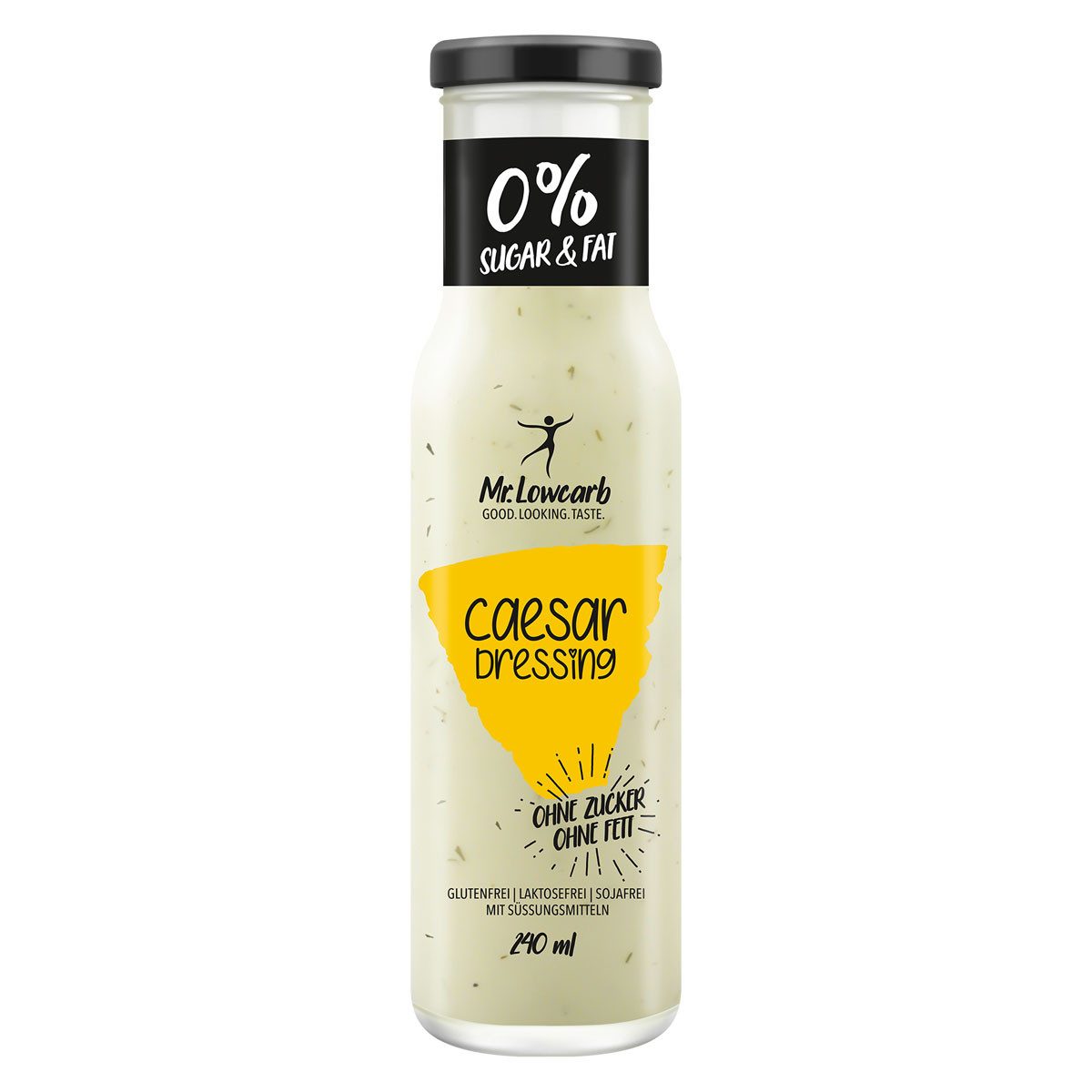Händlmaier Saucen, Mr. Lowcarb Caesar Style Dressing ohne Zucker ohne Fett 240ml