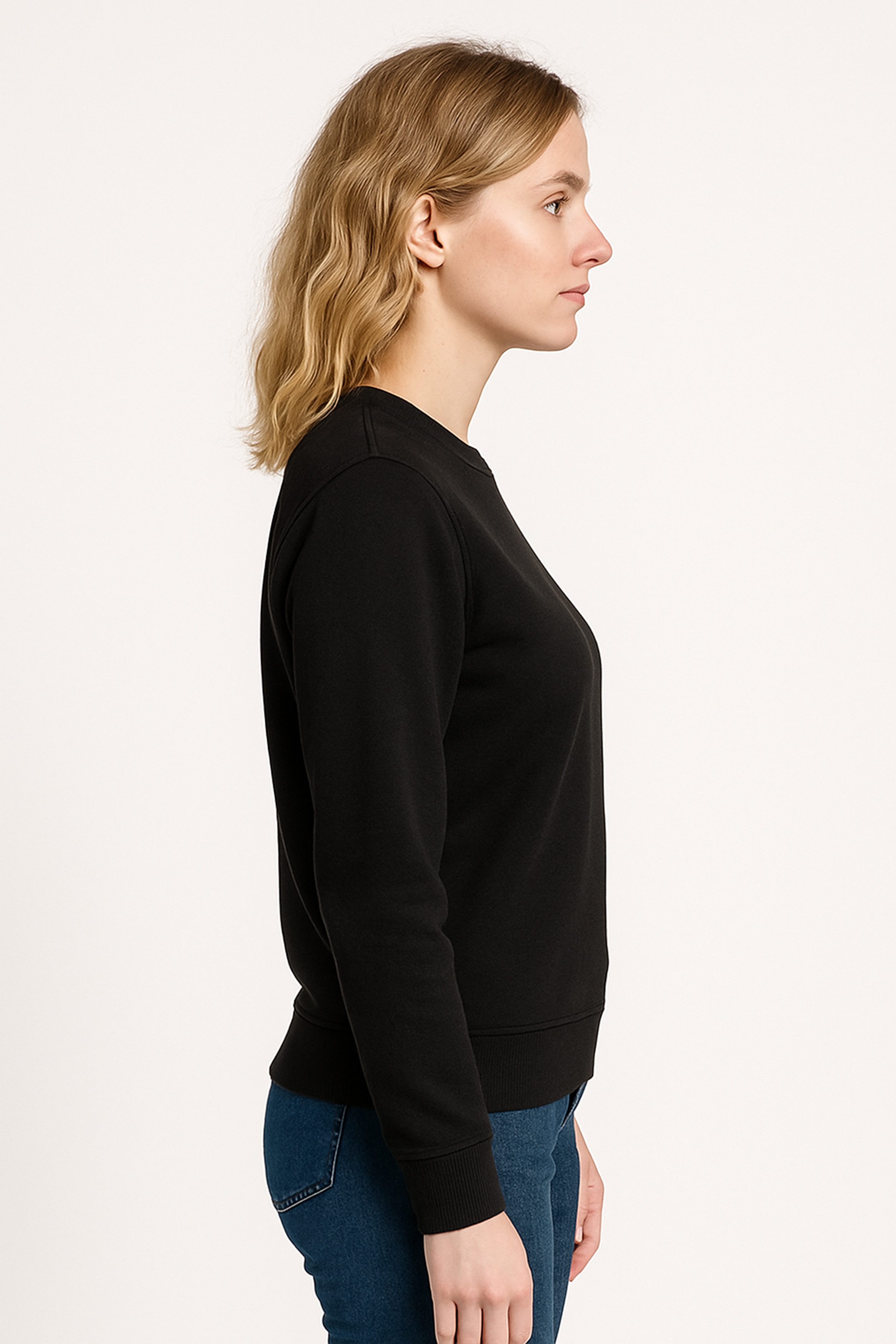 Banco Rundhalspullover Schmettertling Blumen Damen Pulli günstig online kaufen