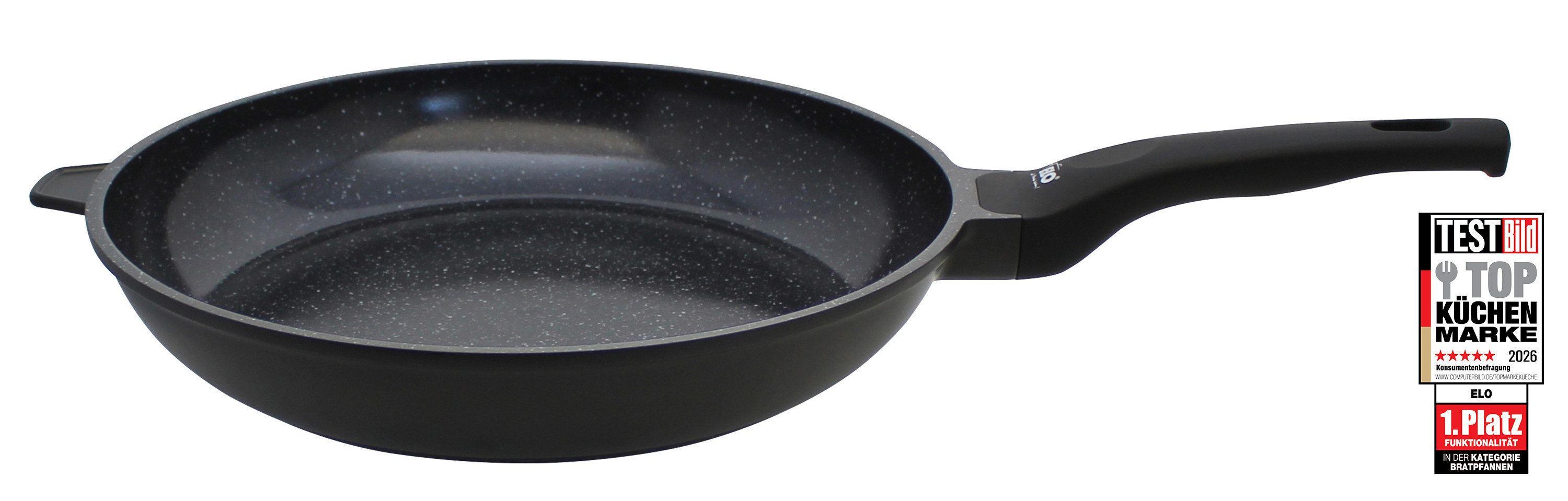 Elo Bratpfanne Siloncast, Aluminiumguss (1-tlg), hochwertige Antihaftversiegelung, Softtouch-Stil, induktionsgeeignet