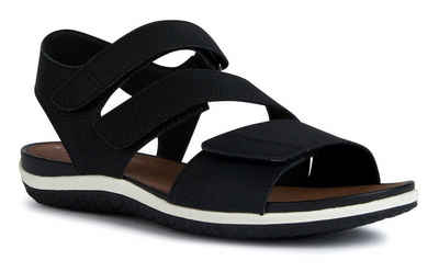 Geox D SANDAL VEGA Sandale, Sommerschuh, Sandalette, Klettschuh, mit Klettverschlüssen