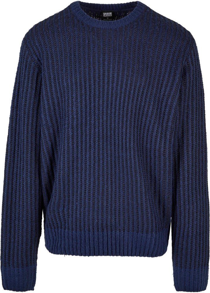 Rundhalspullover Urban Classics Herren Oversized Two Tone Sweater
