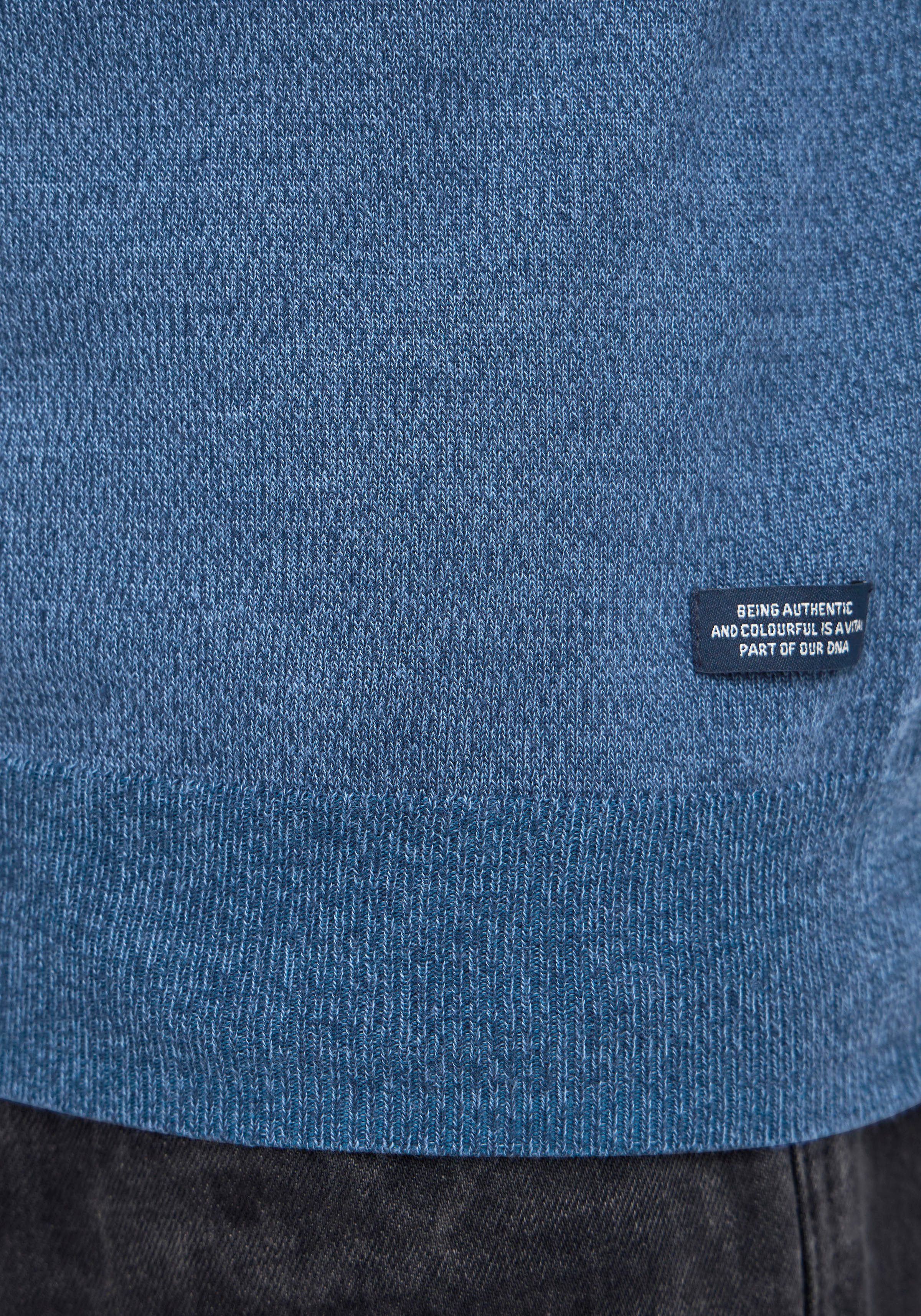 Blend Rundhalspullover Pullover Kunstfaser