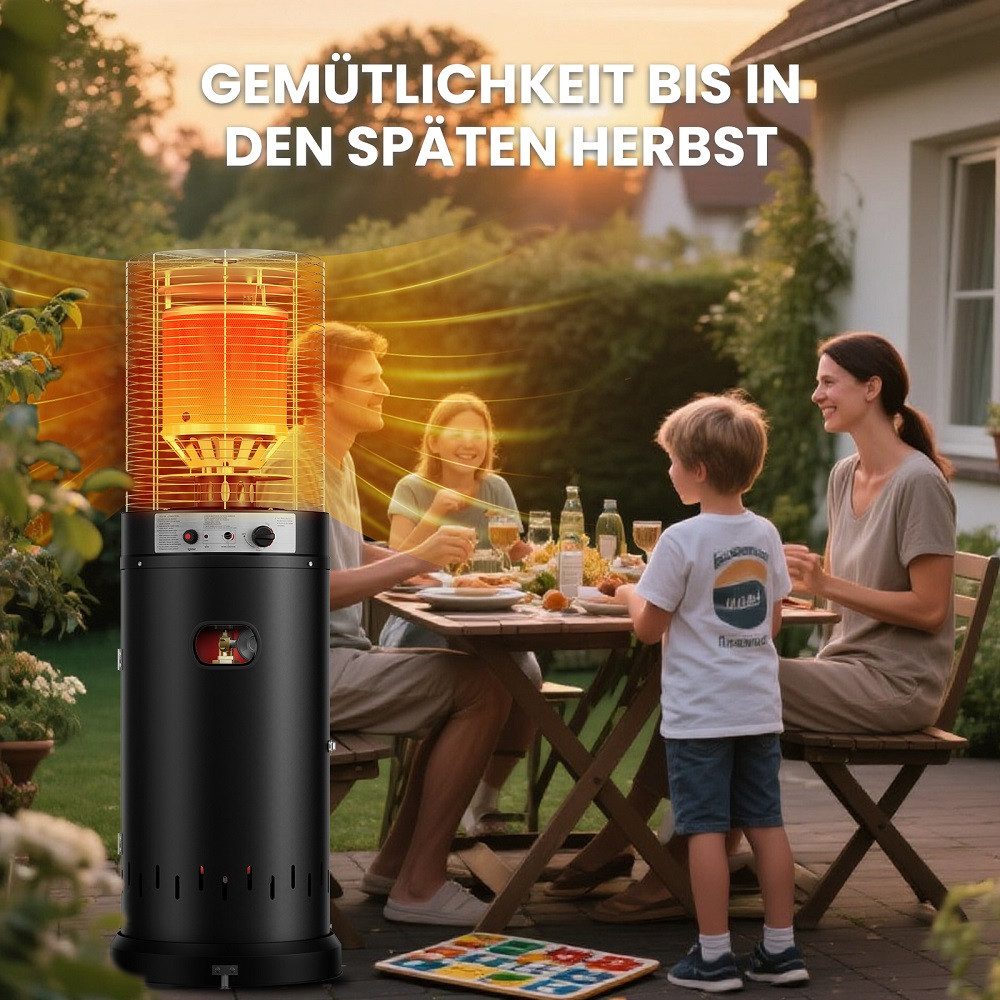 Meulbaty Terrassenstrahler Gas-Terrassenheizstrahler 13 kW, Tisch-/Bodenmod günstig online kaufen