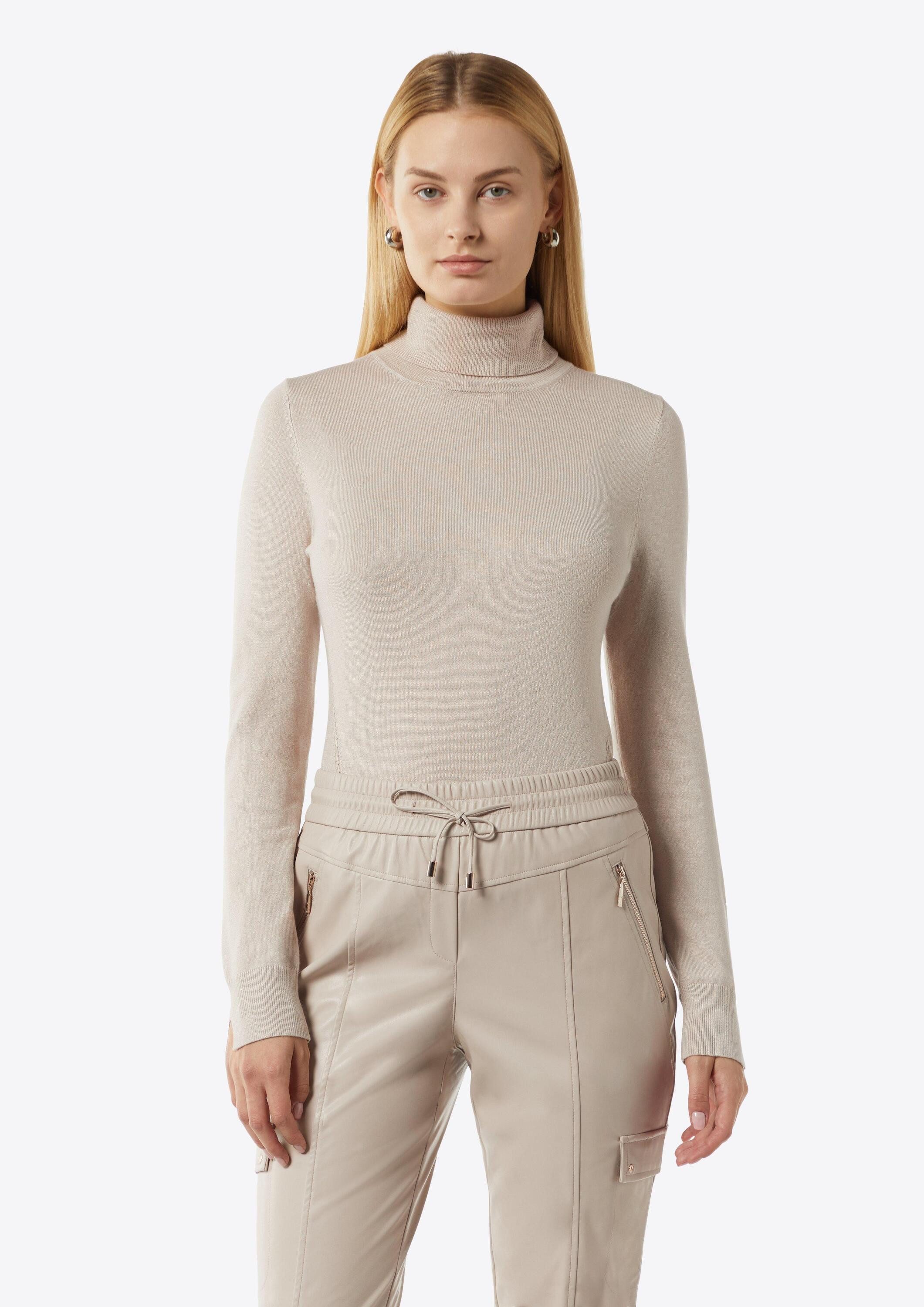 comma Longpullover Strickpullover Eleganter Feinstrickpullover mit günstig online kaufen