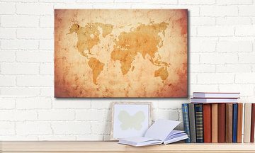 WandbilderXXL Leinwandbild Old Worldmap, Weltkarte (1 St), Wandbild,in 6 Größen erhältlich
