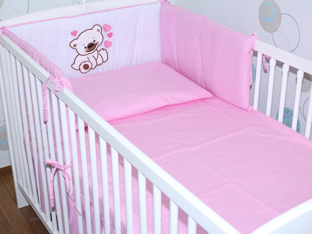 Primawela Babybettwäsche Baby Bettset -5-6 teiliges Set mit Chiffon Himmel günstig online kaufen