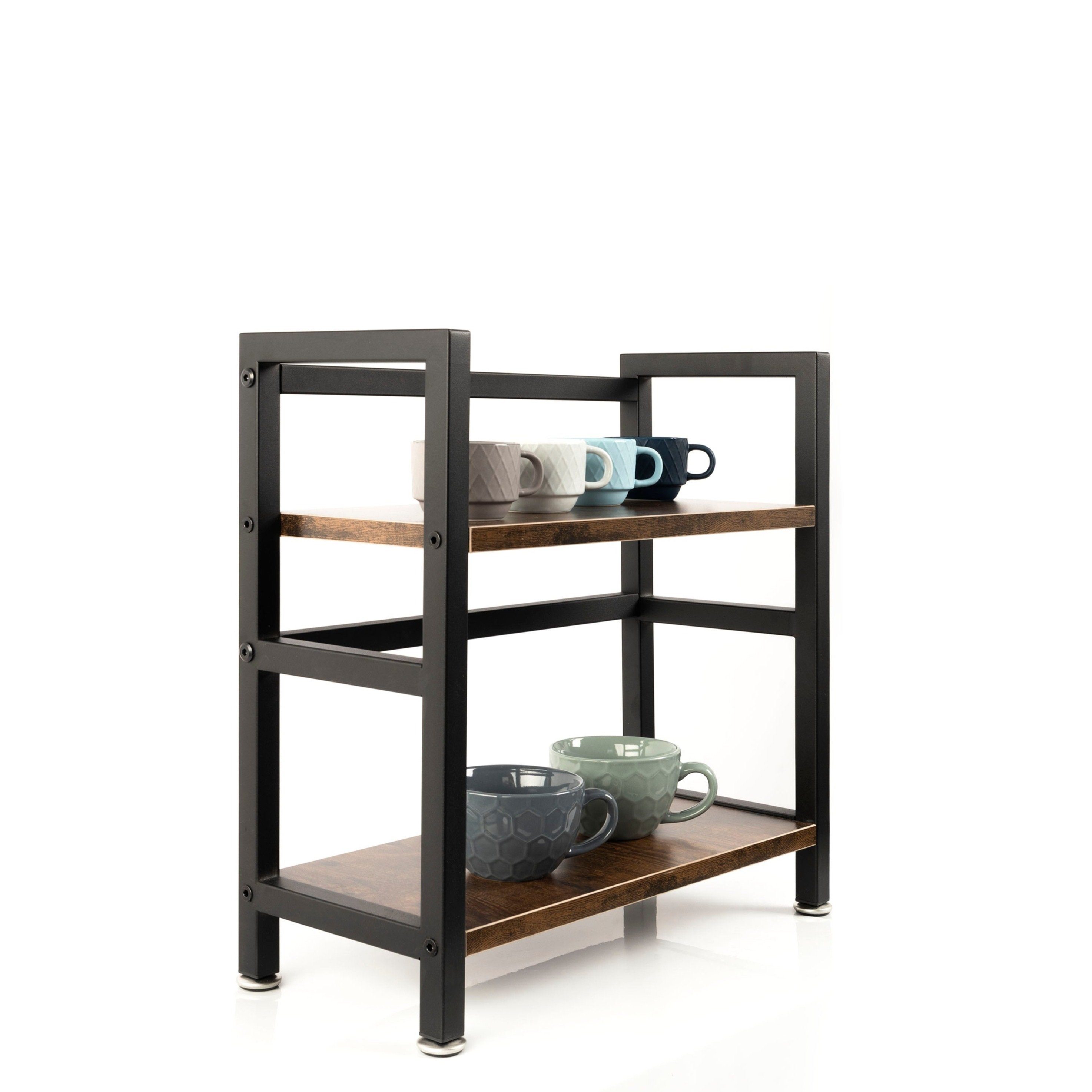 Karat Küchenregal Gordon, mit mehreren Ebenen, vielseitig einsetzbar, 2 oder 3 Ebenen