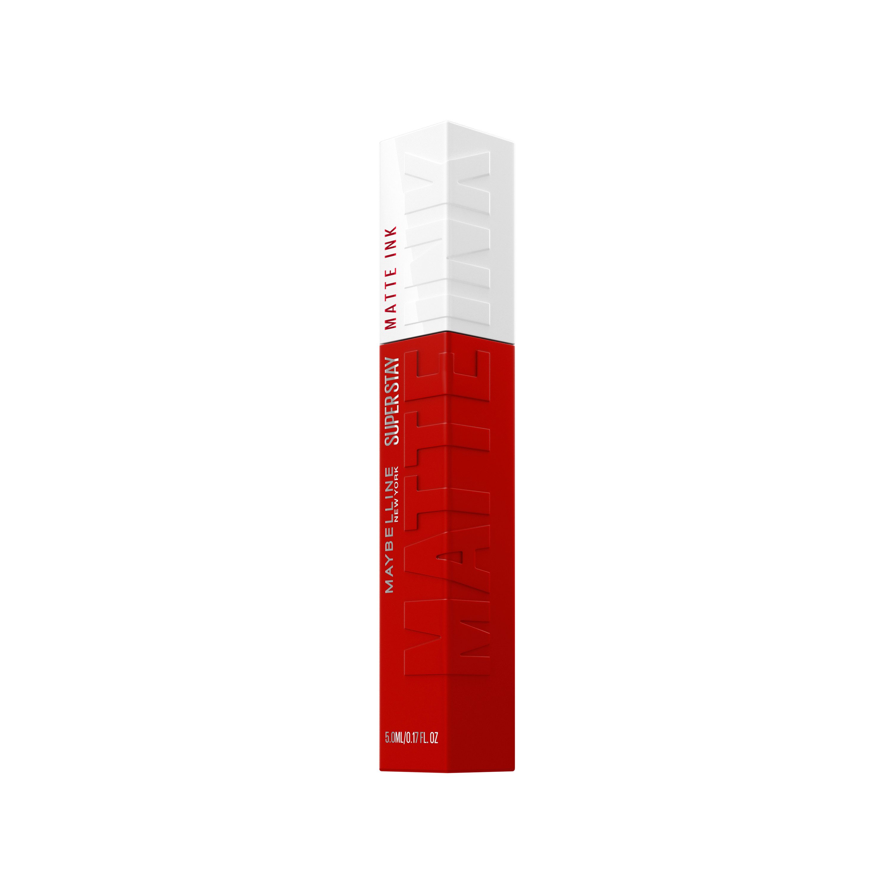 MAYBELLINE NEW YORK Lippenstift SUPER STAY MATTE INK LIPPENSTIFT, mattes Finish und hält bis zu 16 Stunden