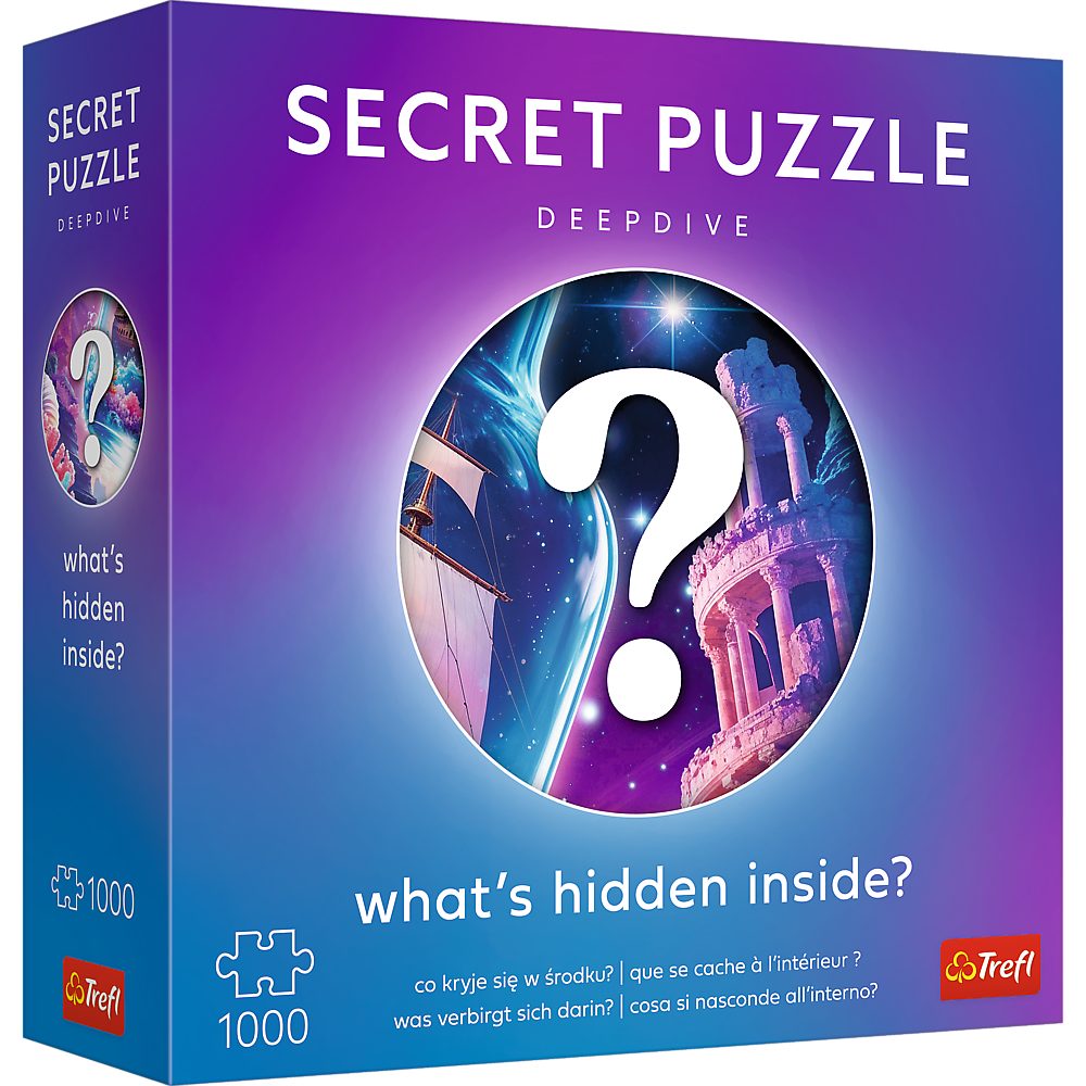 Trefl Puzzle Trefl, Secret Puzzle Deepdive, 1000 Teile Puzzle, 1000 Puzzleteile