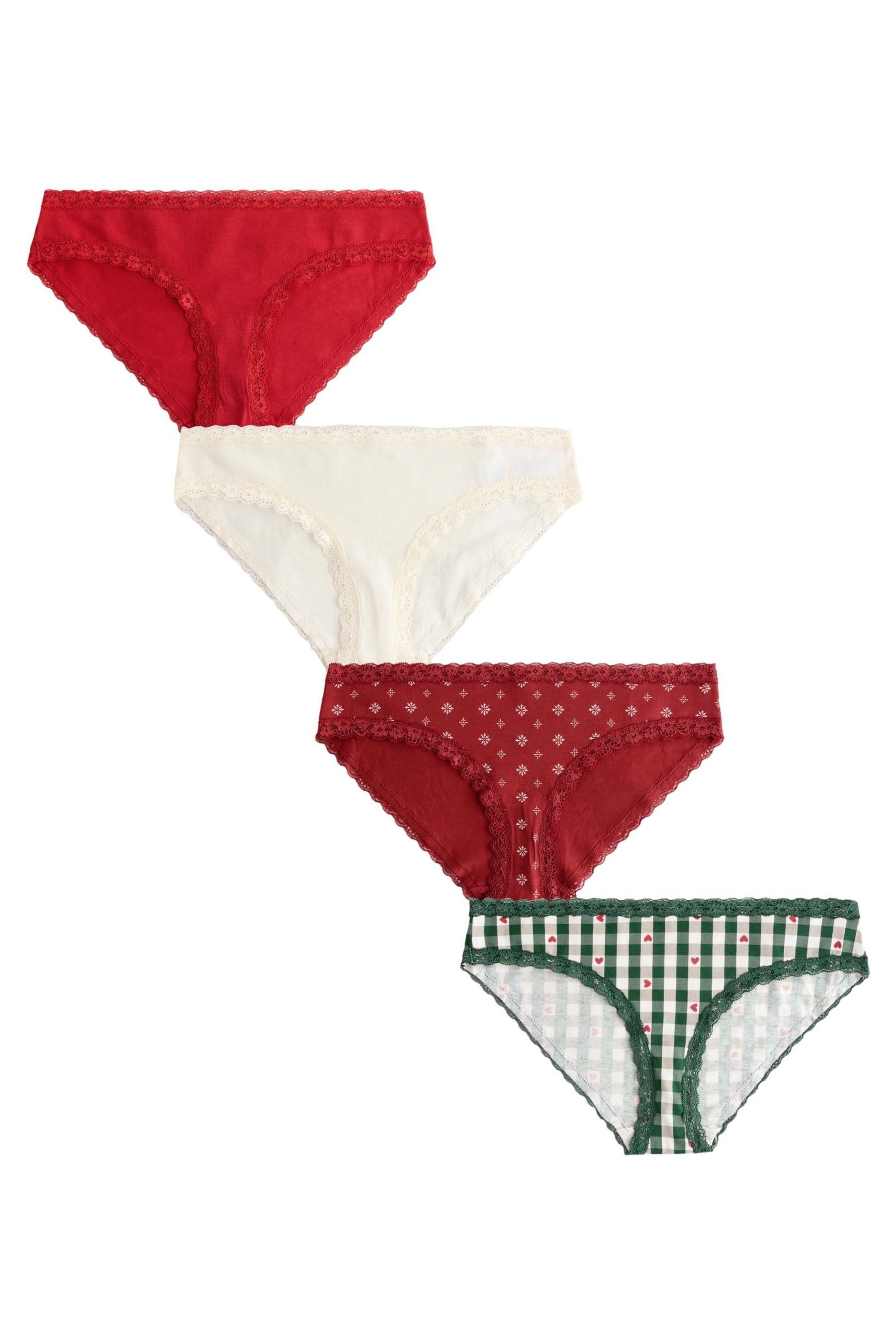 Next Bikinislip Spitzenslips im 4er-Pack, Bikini günstig online kaufen