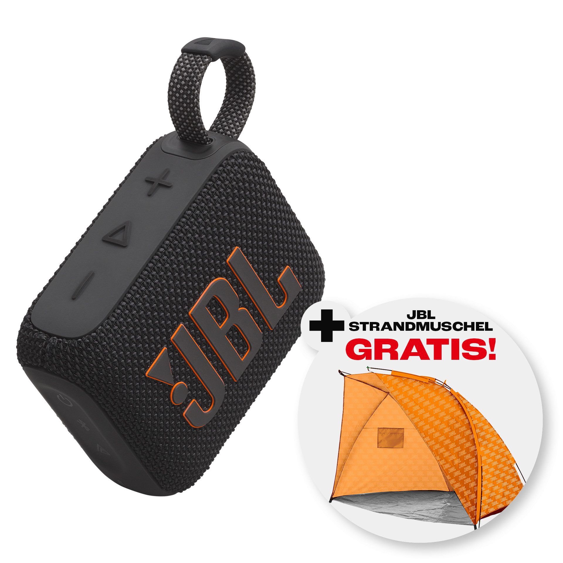 JBL JBL Set: GO 4 + gratis dazu: JBL Strandmuschel Bluetooth-Lautsprecher (A2DP Bluetooth, AVRCP Bluetooth, Bluetooth, 4,20 W)