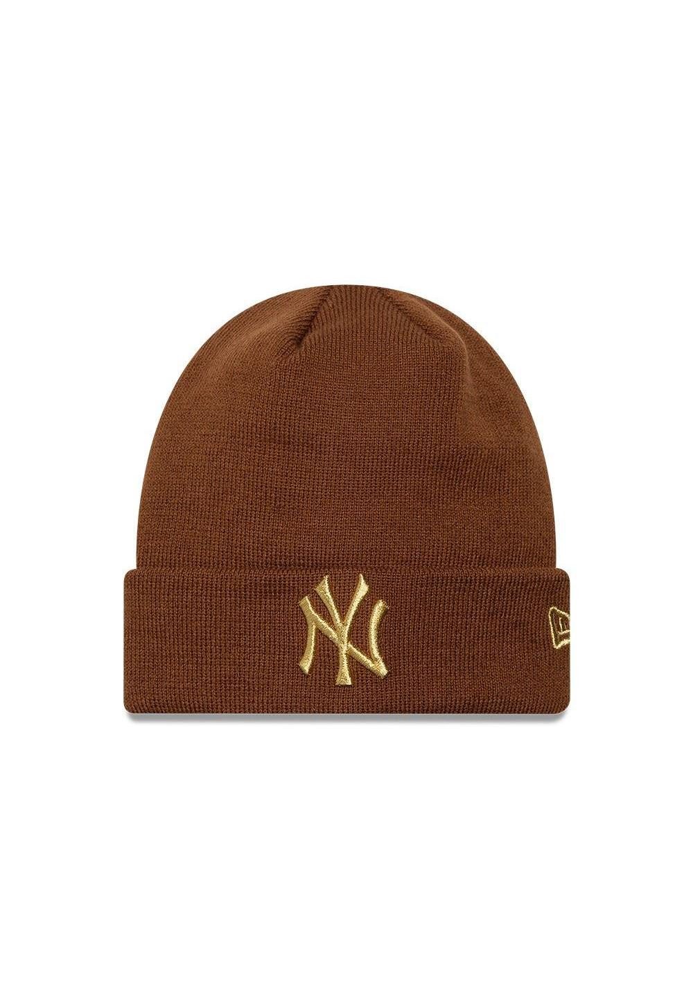 New Era Beanie New York Yankees MLB Metallic Damen Beanie New Era Cap Braun (1-St)