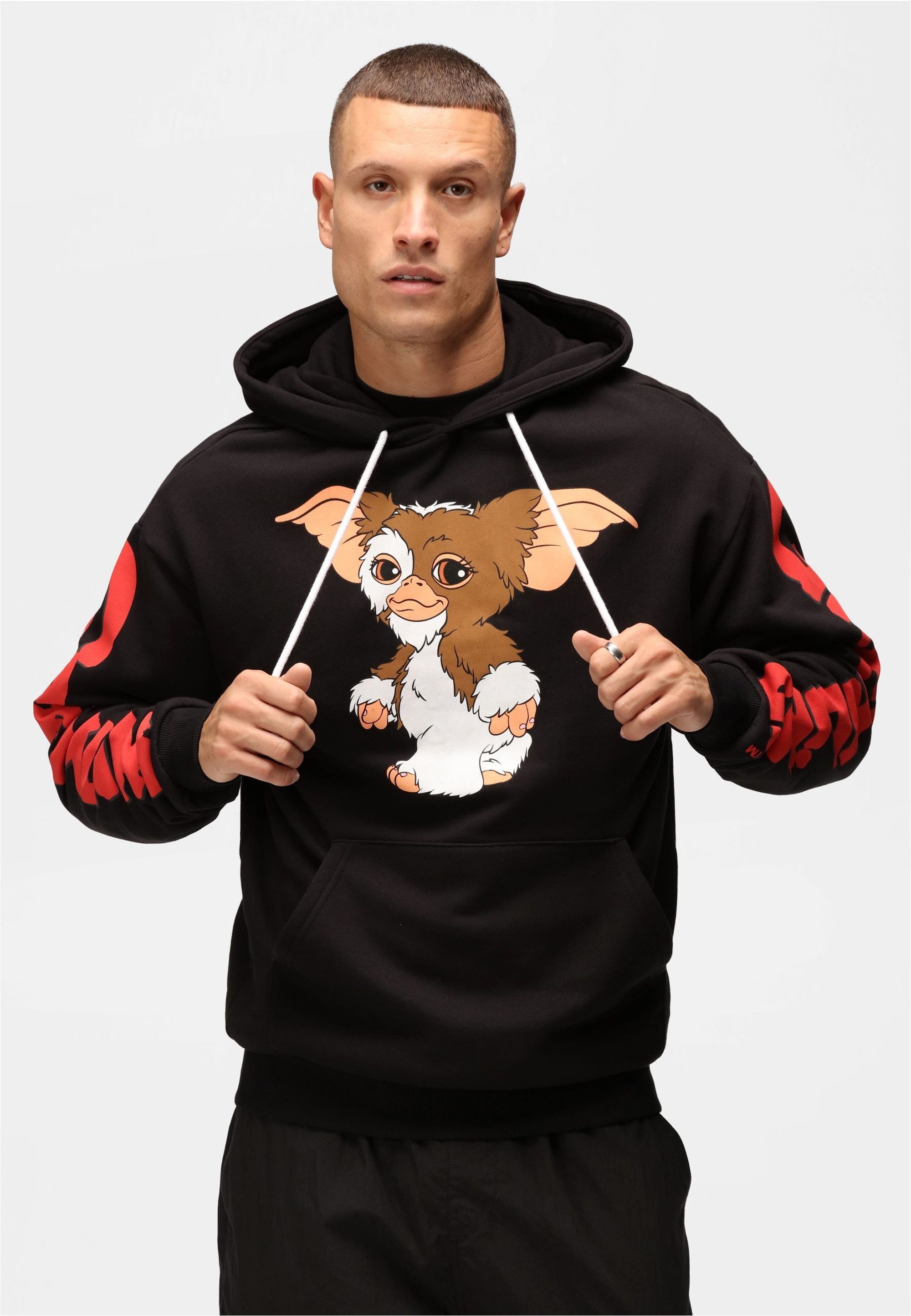Recovered Kapuzensweatshirt Gremlins Black (1-tlg) mit coolem Gremlins-Print