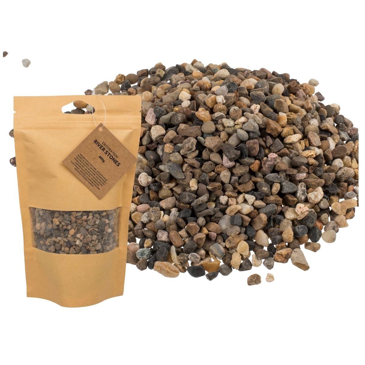 OOTB Dekokies Dekosteine Deko Flusssteine Farbsteine Granulat 400g