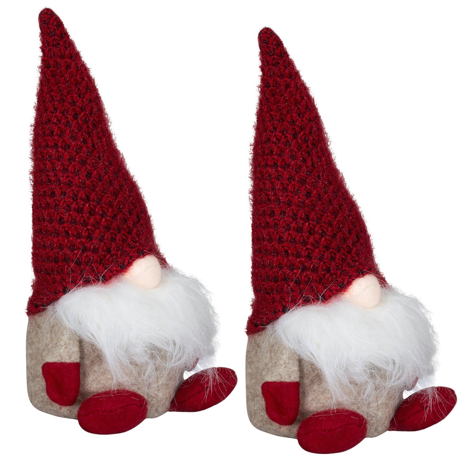 Weihnachtsfigur Wichtel 16cm (28cm) sitzend