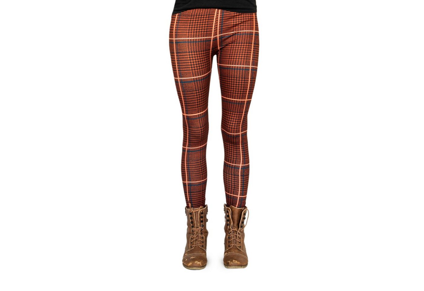 cosey Leggings Business Line Leggings (Einheitsgröße XS-L) Rusty Pattern