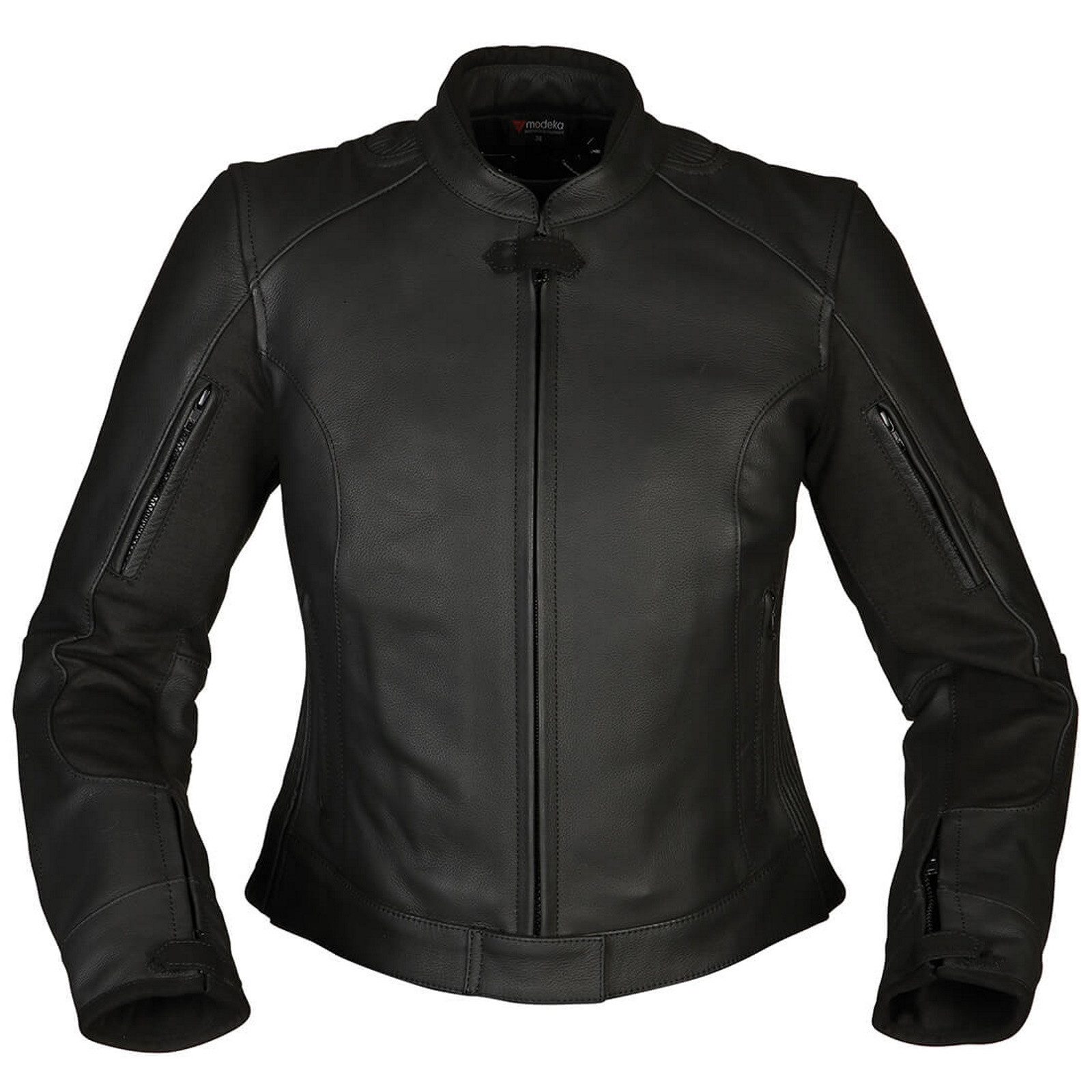 Modeka Motorradjacke Modeka Helena Lady Lederjacke schwarz atmungsaktiv