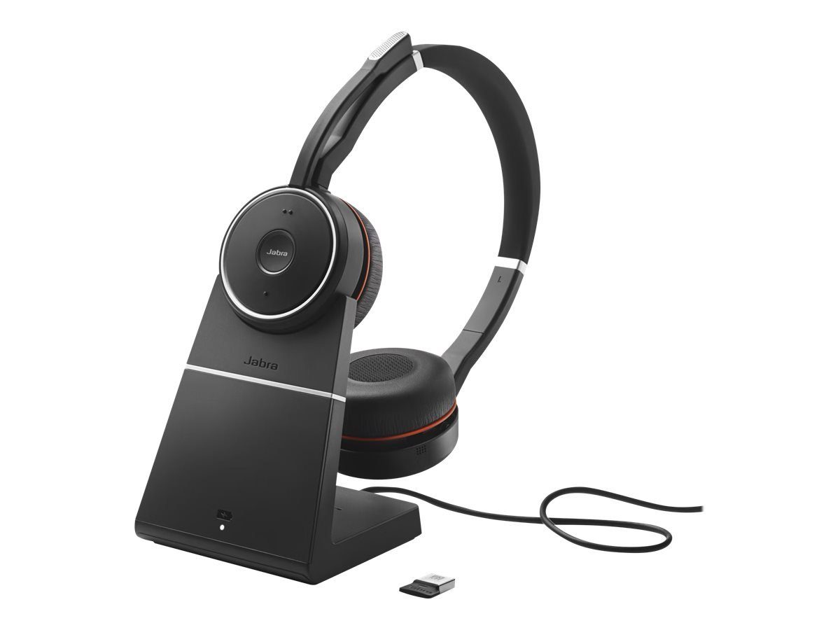 GN NETCOM Jabra Evolve 75 SE UC Duo inkl. Link 380 & Ladestation Headset
