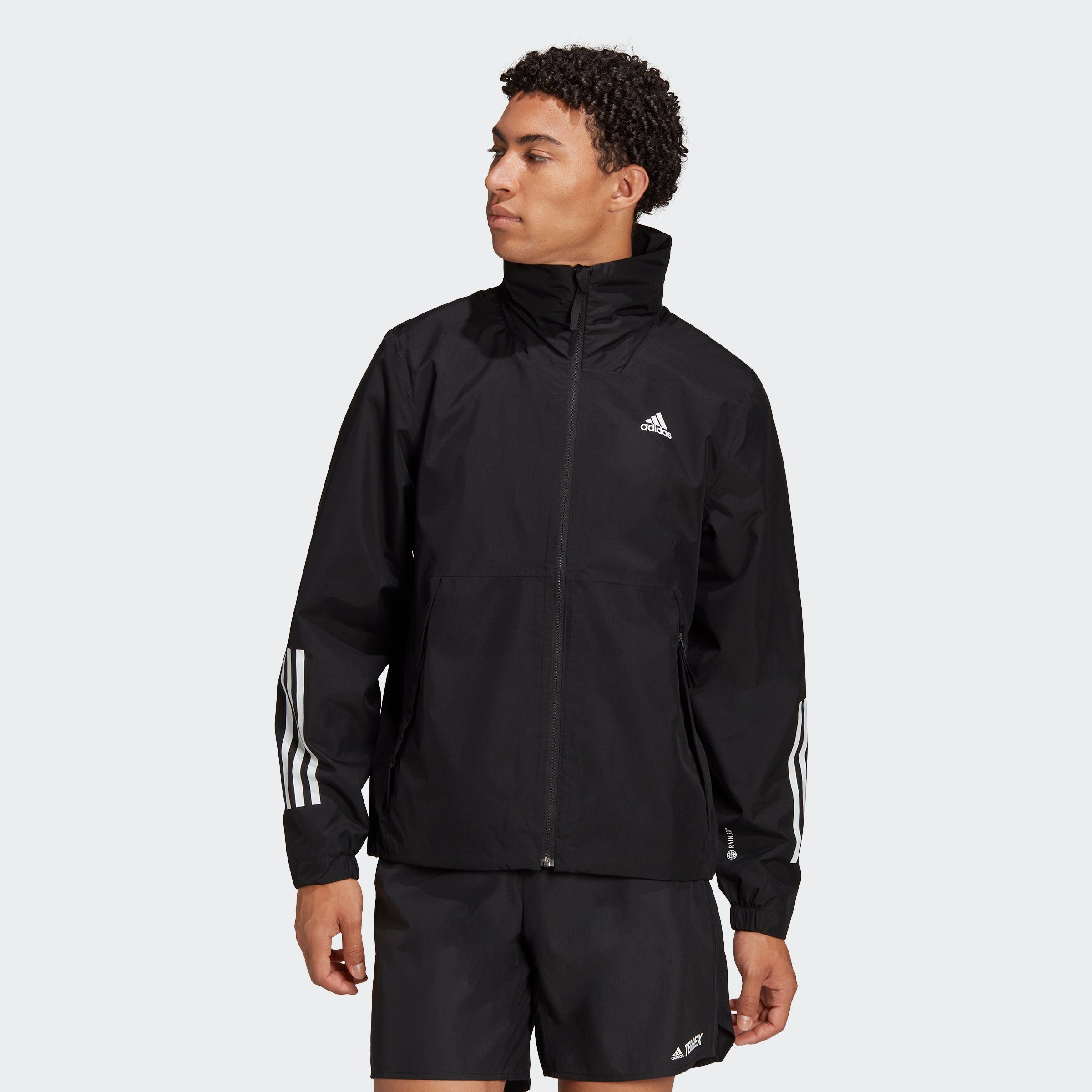 adidas Sportswear Outdoorjacke BSC 3STREIFEN RAIN.RDY REGENJACKE